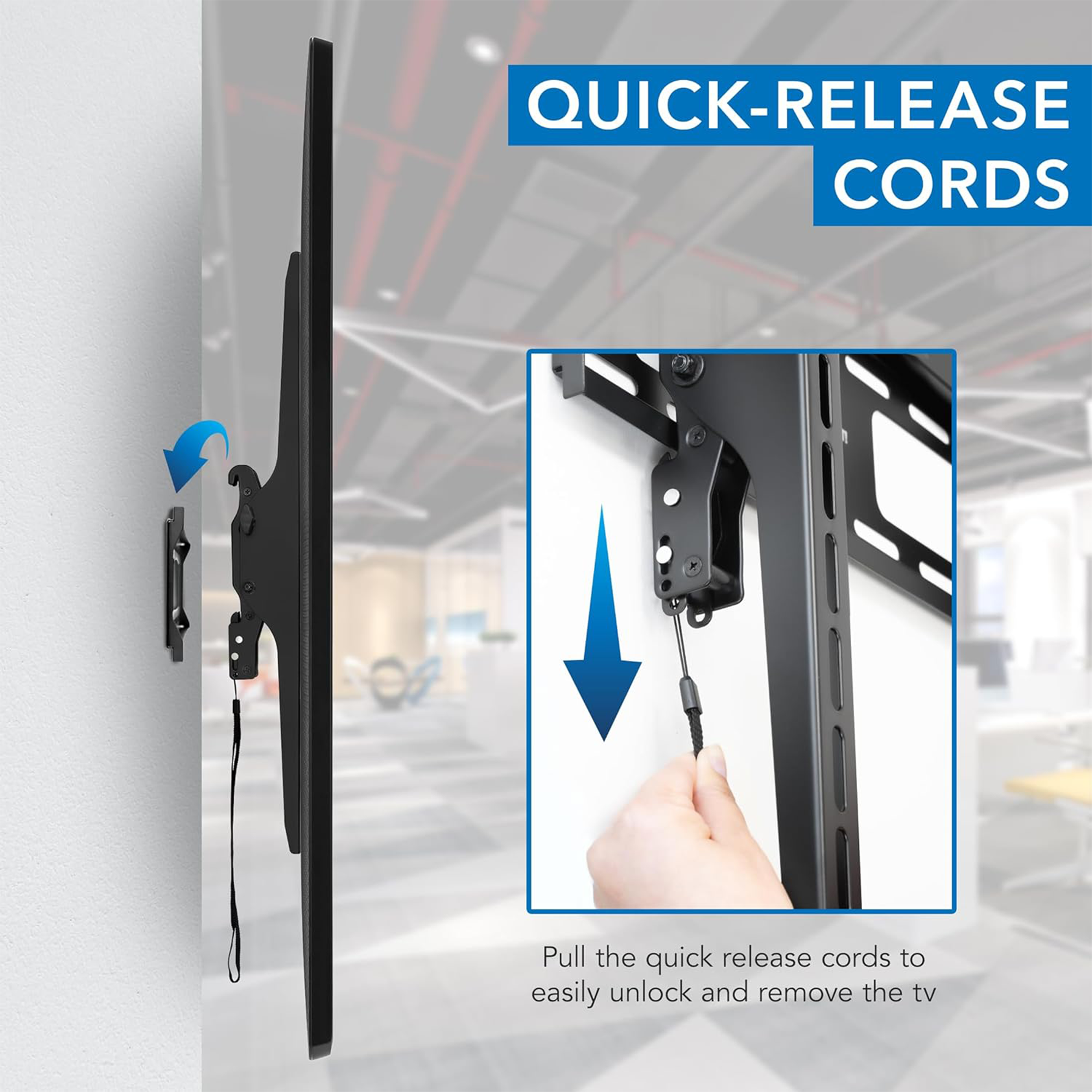 Mount-It! MI-1377 Portrait TV Wall Mount for 37 to 75" Displays