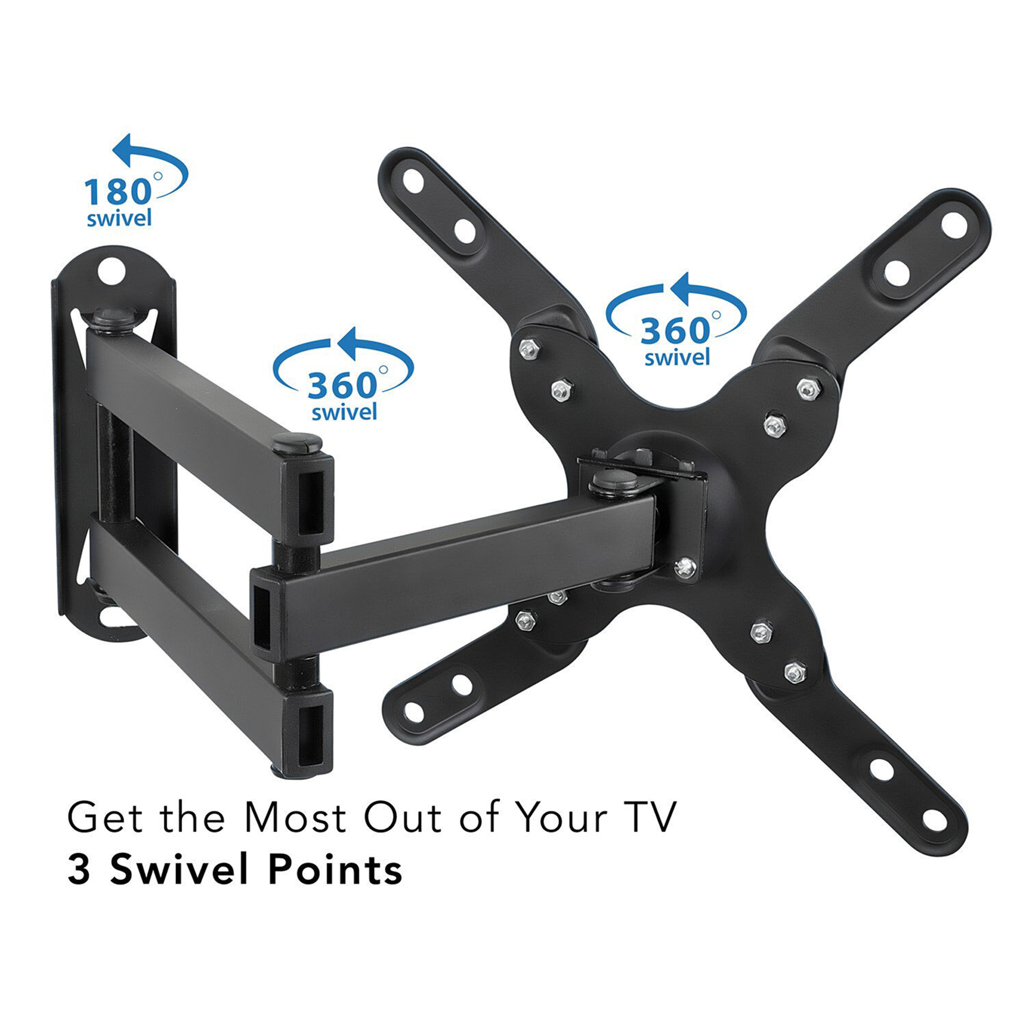 Mount-It! MI-2042L Full Motion TV Wall Mount for up to 47" Screens