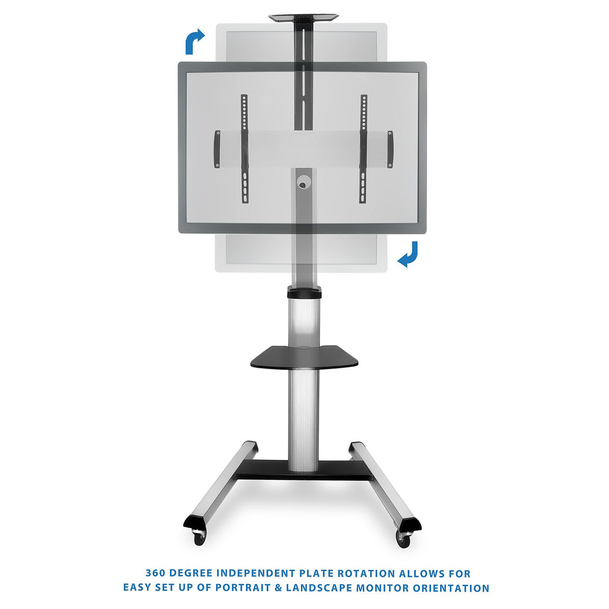 Mount-It! MI-875 Heavy-Duty Mobile TV Cart