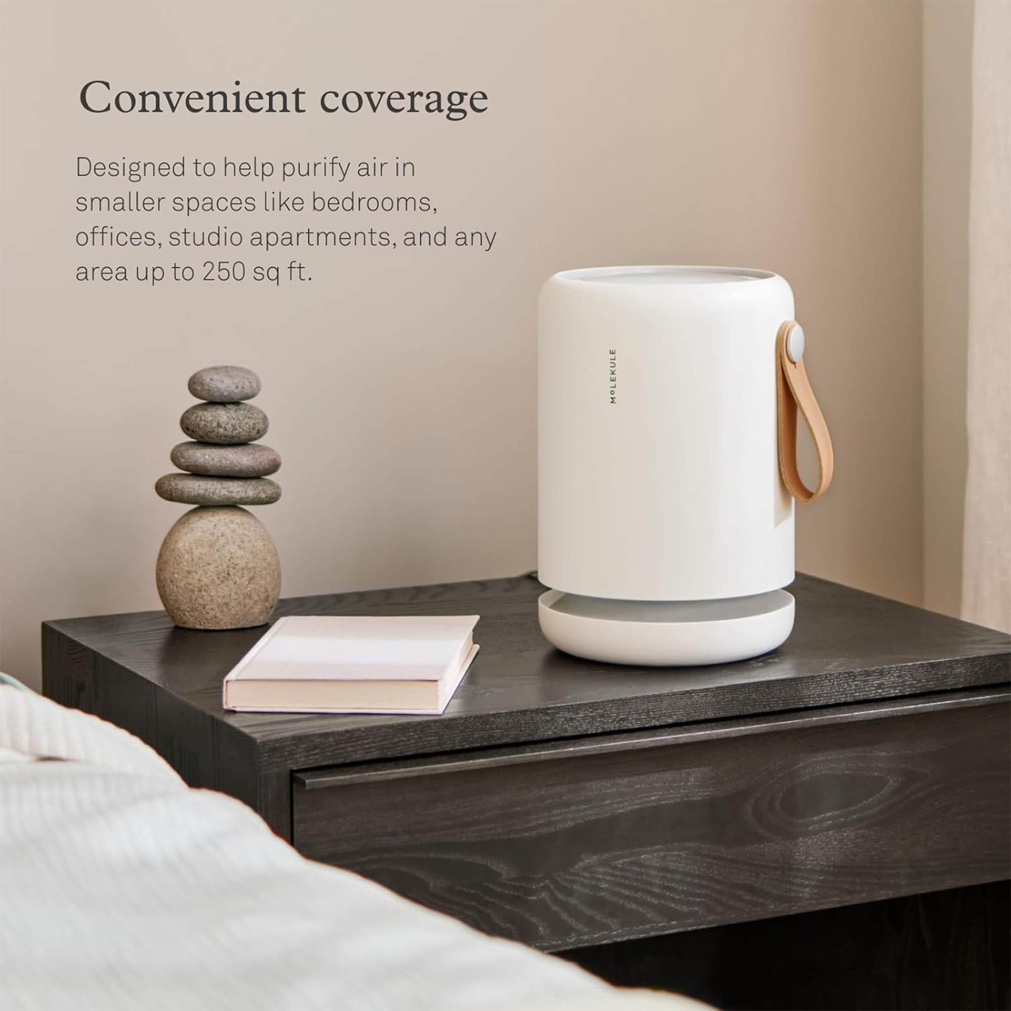 Molekule Air Mini+ Smart Air Purifier with PECO-HEPA Tri-Power Filter