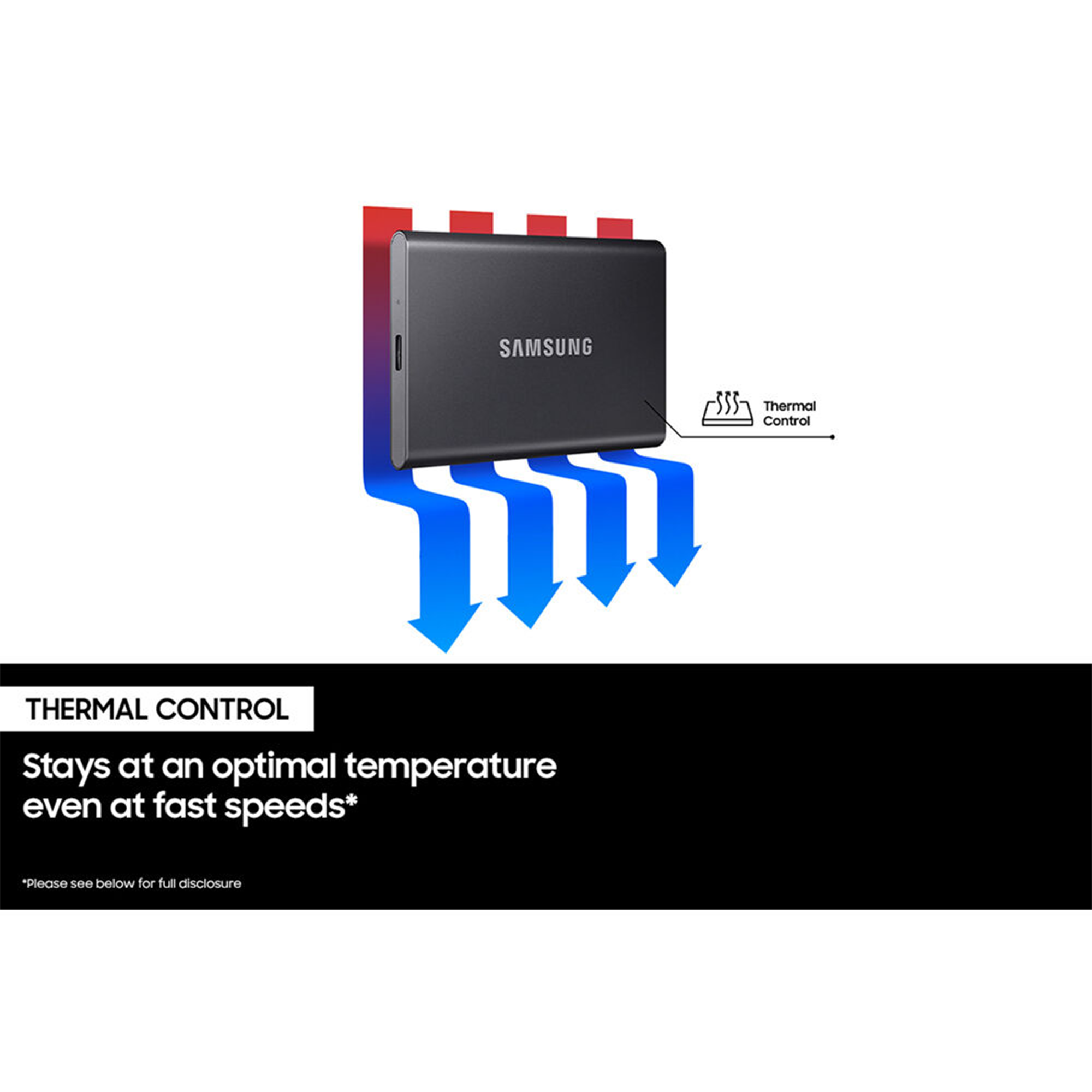 Samsung 1TB T7 Portable SSD (Titan Gray)