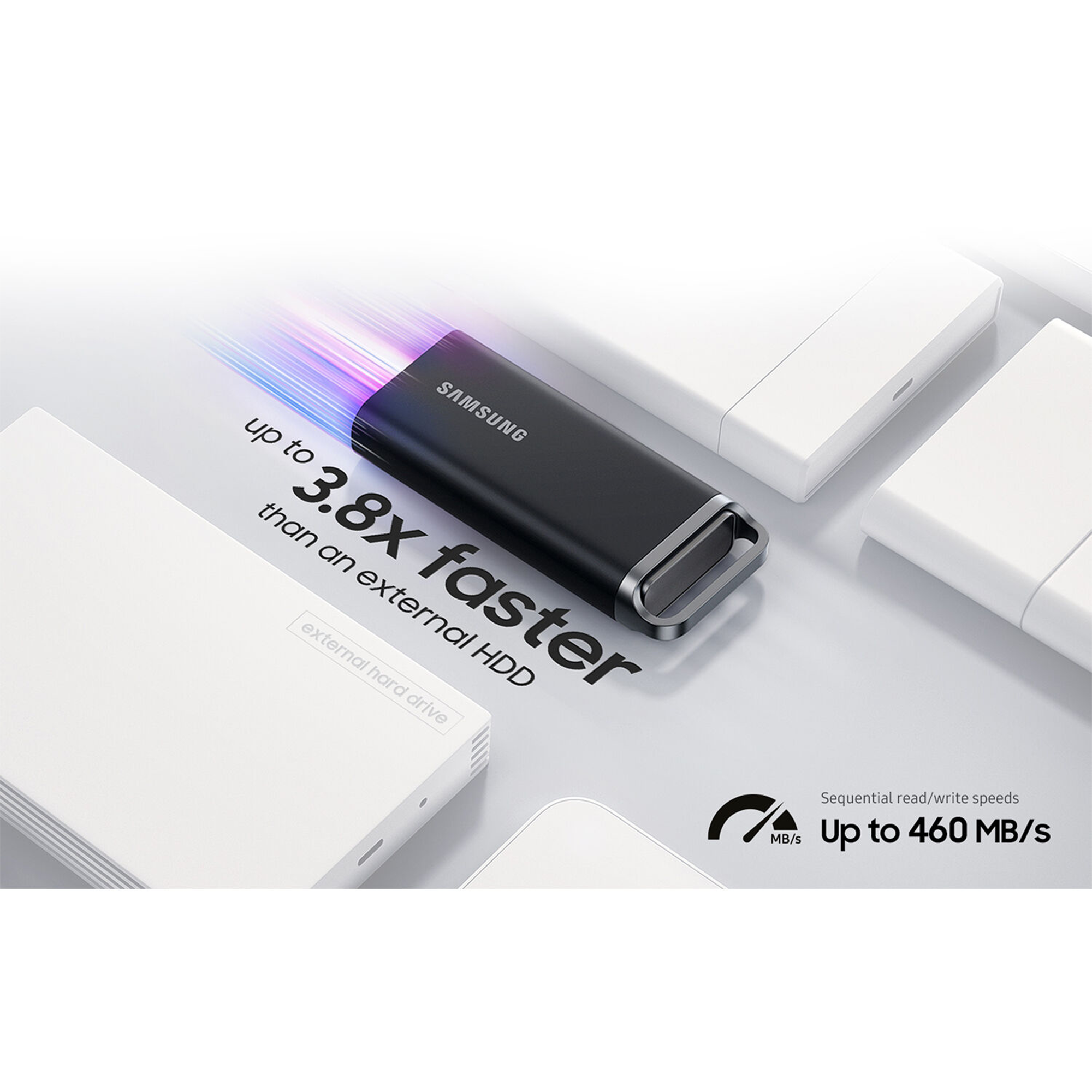 Samsung 8TB T5 EVO USB 3.2 Gen 1 Portable SSD