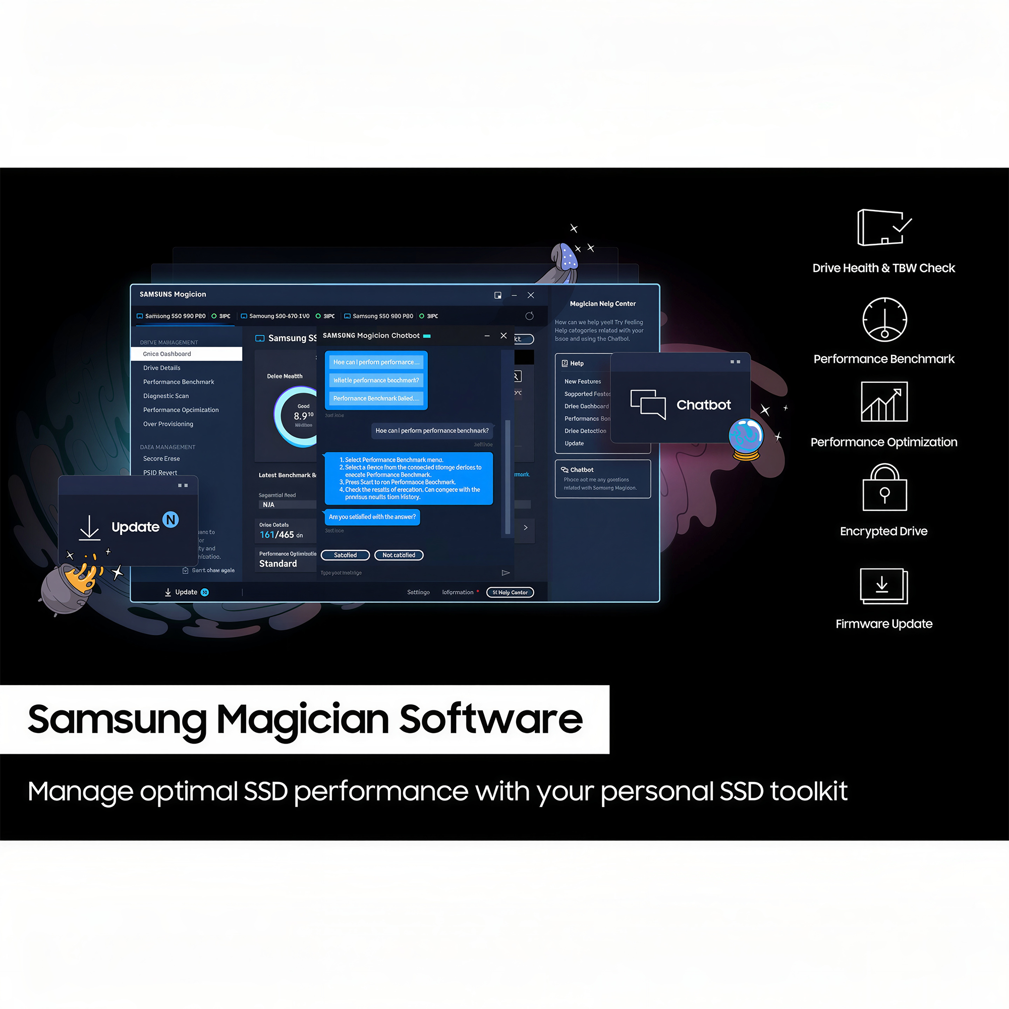 Samsung 990 PRO 2TB Internal SSD PCle Gen 4x4 NVMe