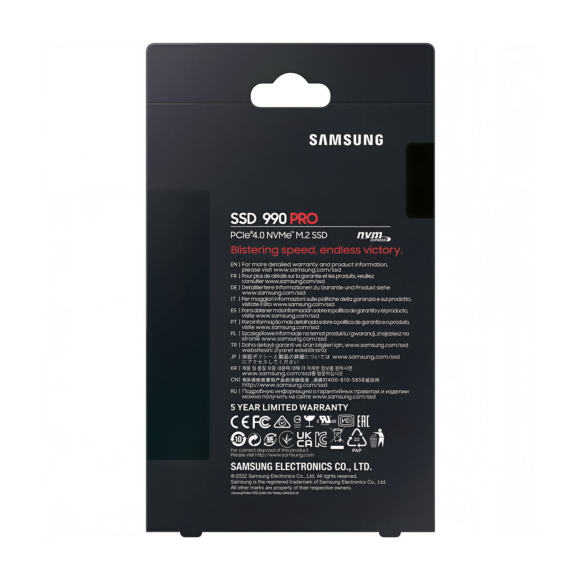 Samsung 990 PRO 2TB Internal SSD PCle Gen 4x4 NVMe