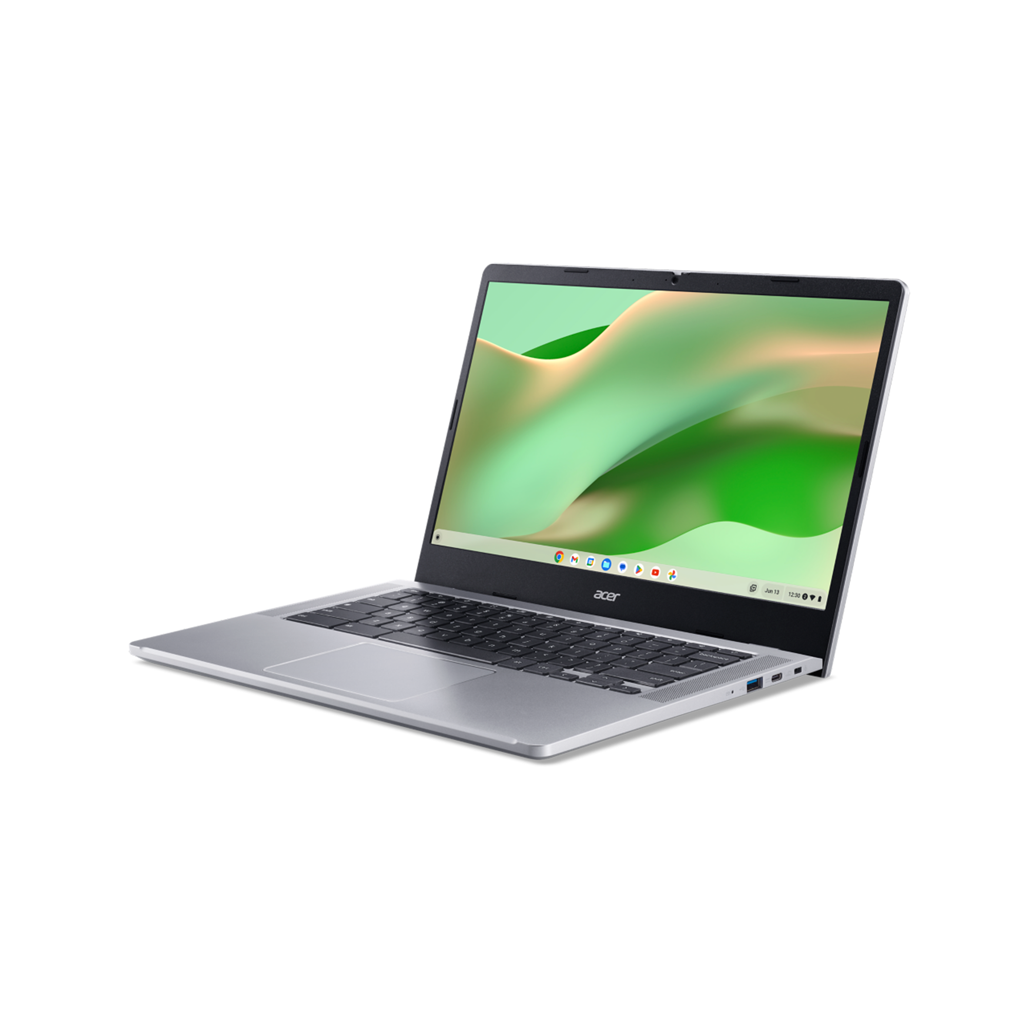 Acer Chromebook 314 CB314-4H Series CB314-4H-C29D 14" Chromebook - Full HD - 60 Hz - Intel N-Series N100 - 4 GB - 128 GB Flash Memory - English (US) Keyboard - Silver