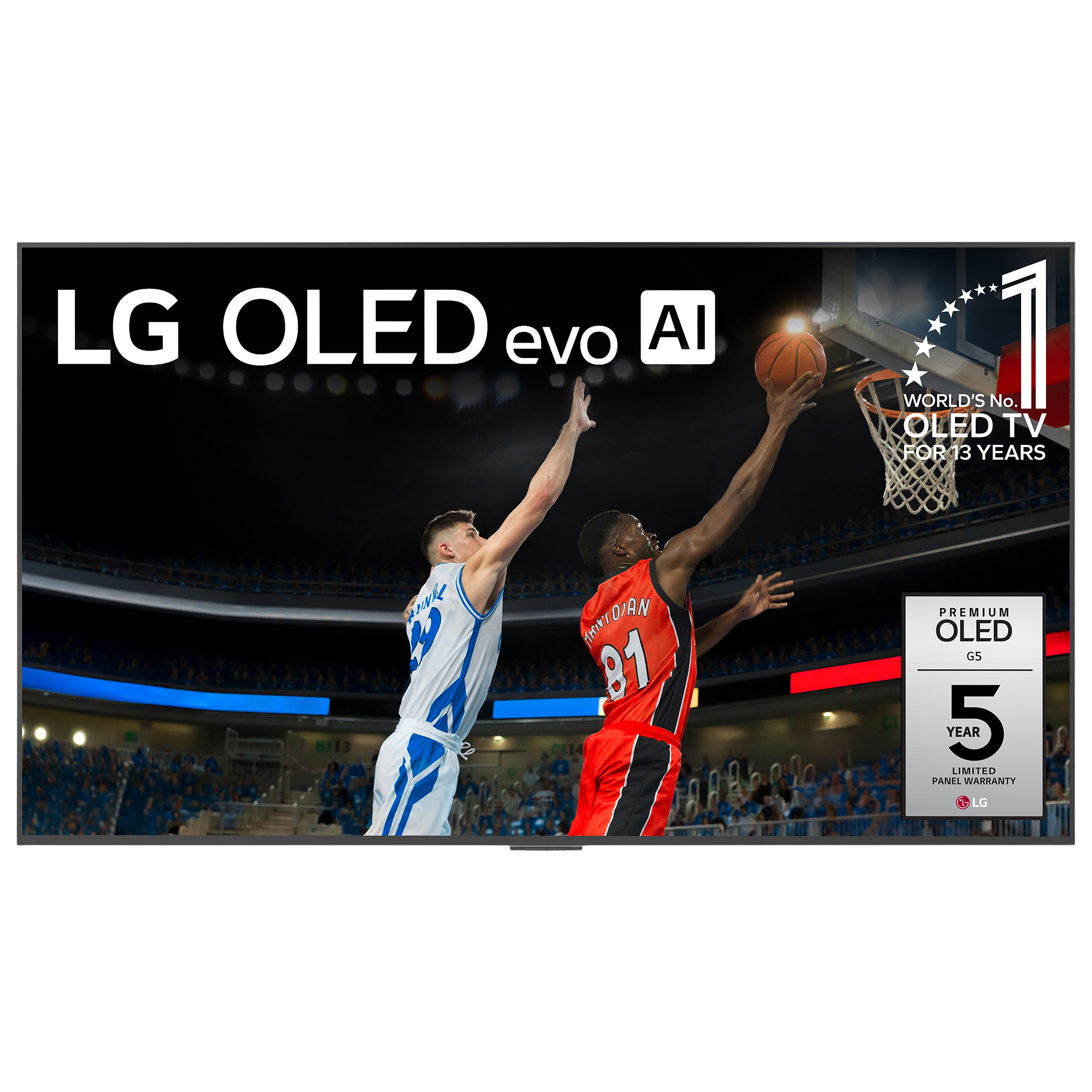 LG OLED evo AI G5 4K 55-Inch Smart TV with Supplied Wall Mount - OLED55G5WUA
