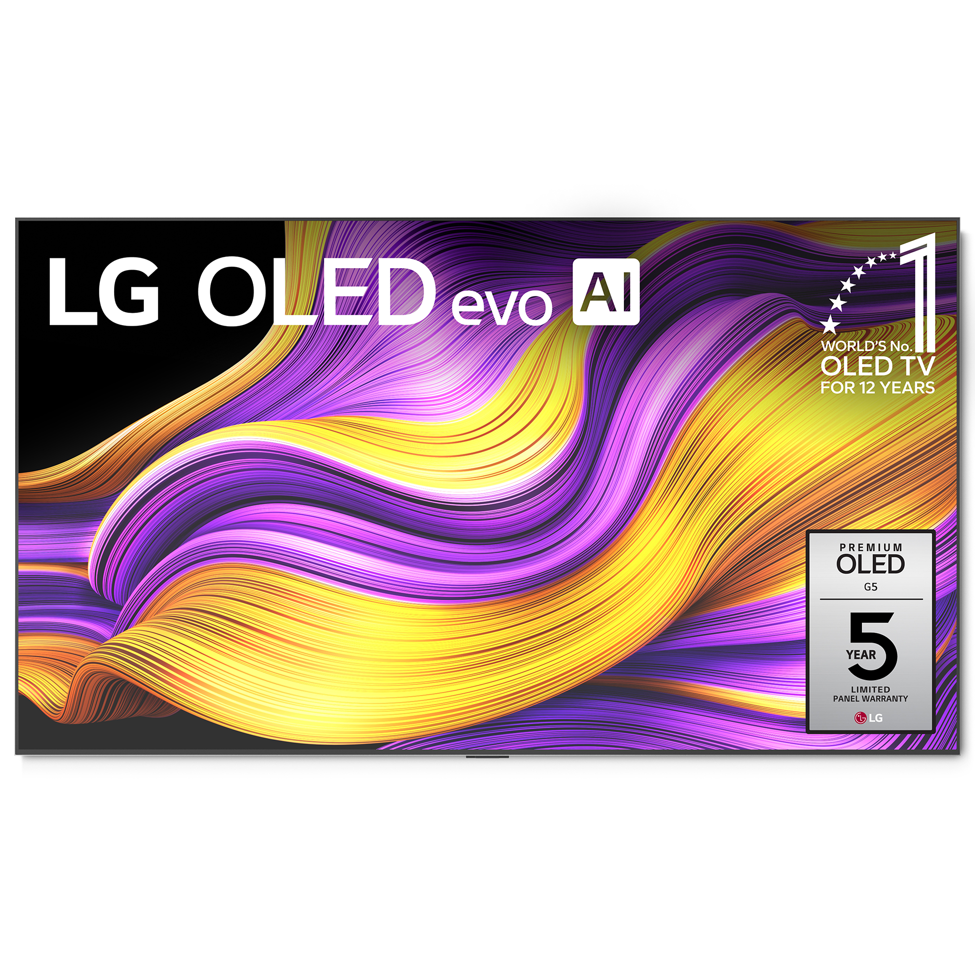 LG OLED evo AI G5 4K 83-Inch Smart TV with Supplied Wall Mount - OLED83G5WUA