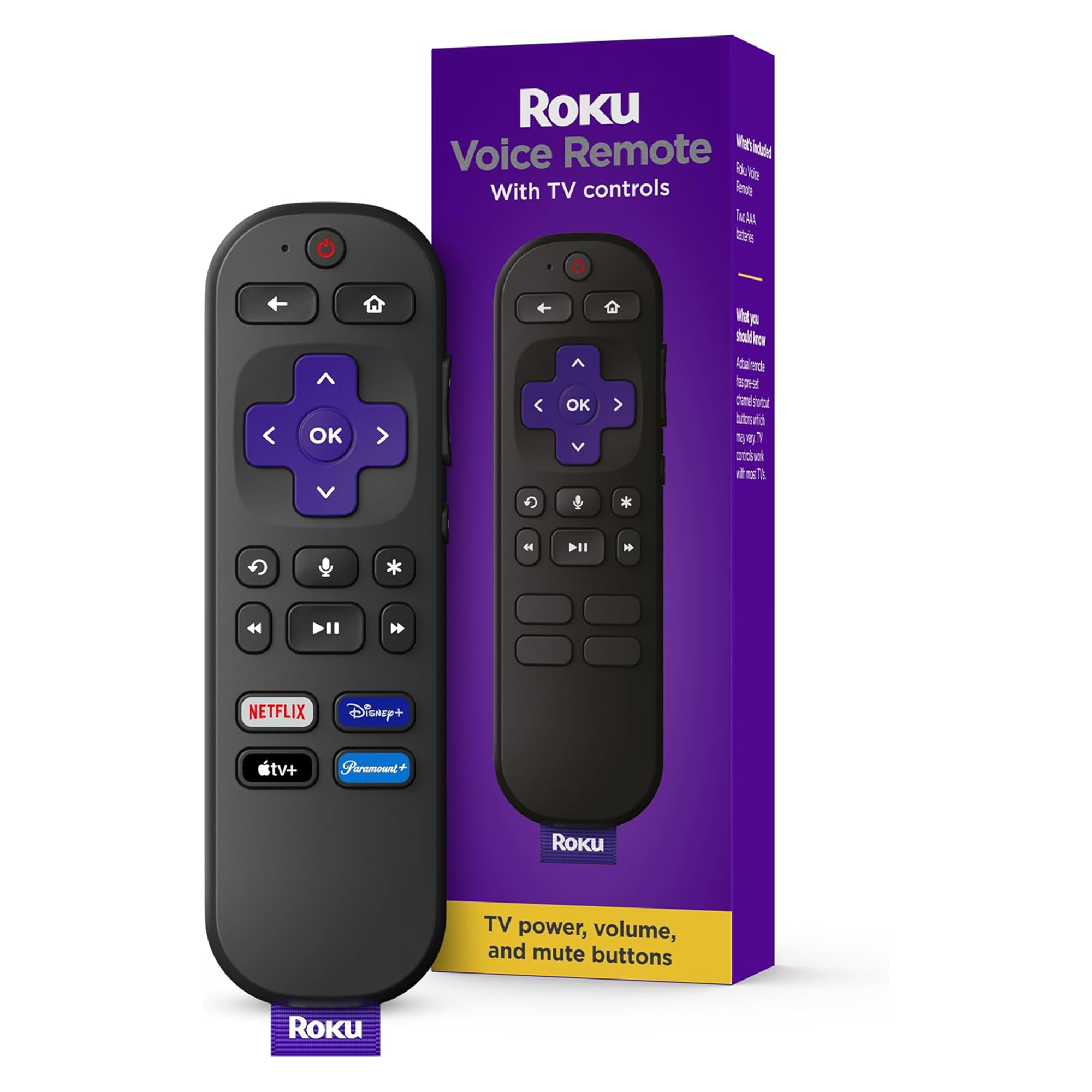 Roku Voice Remote with TV Controls