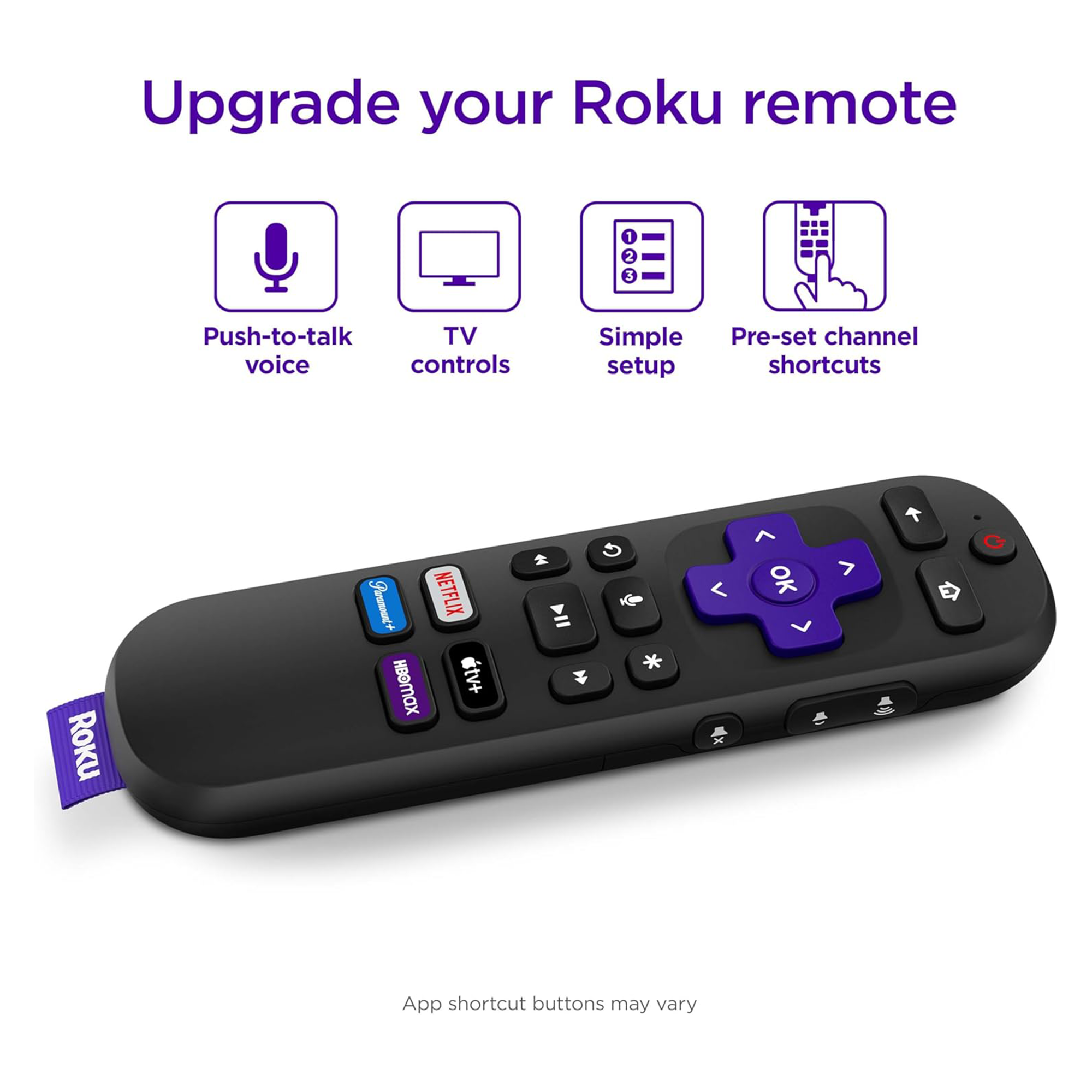 Roku Voice Remote with TV Controls