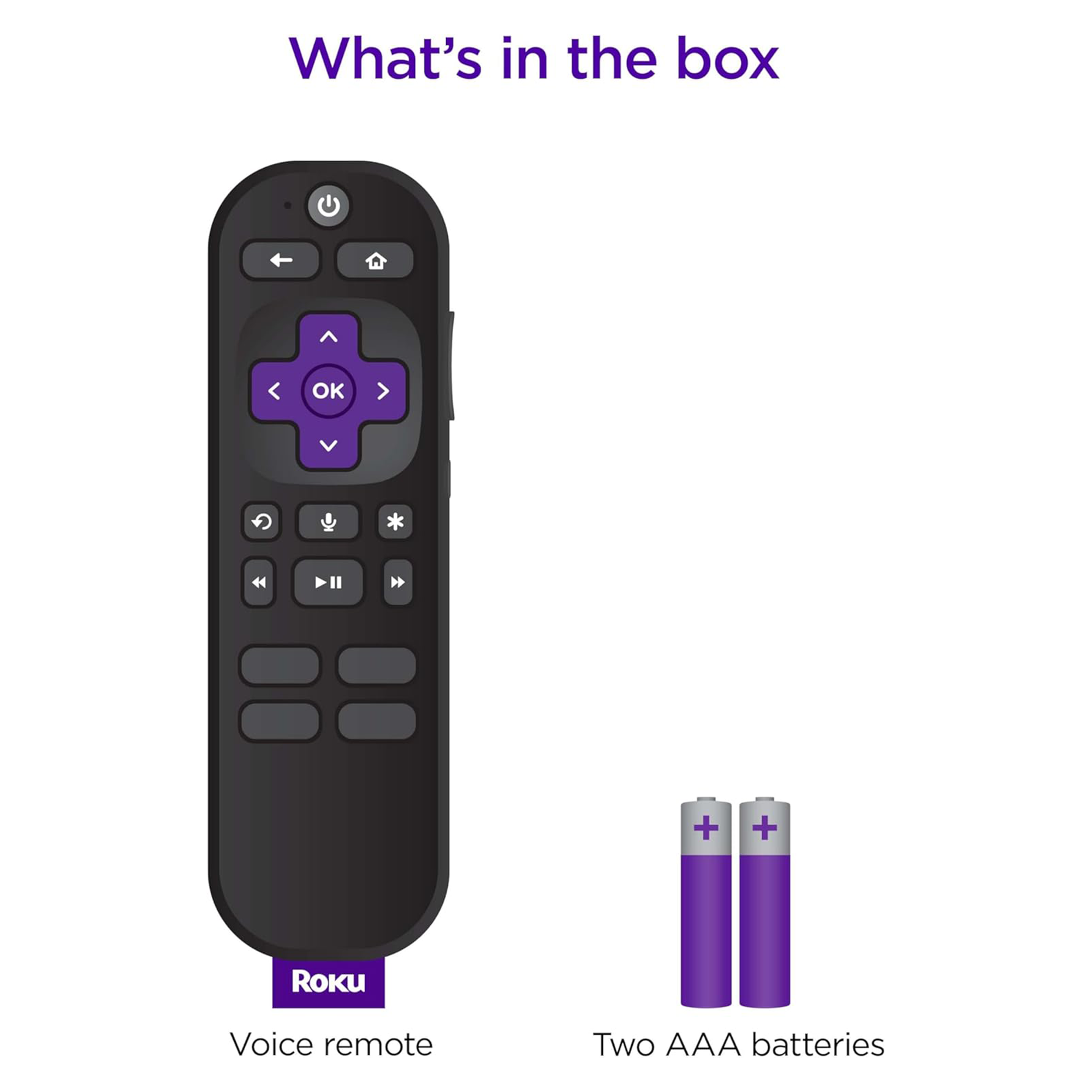 Roku Voice Remote with TV Controls