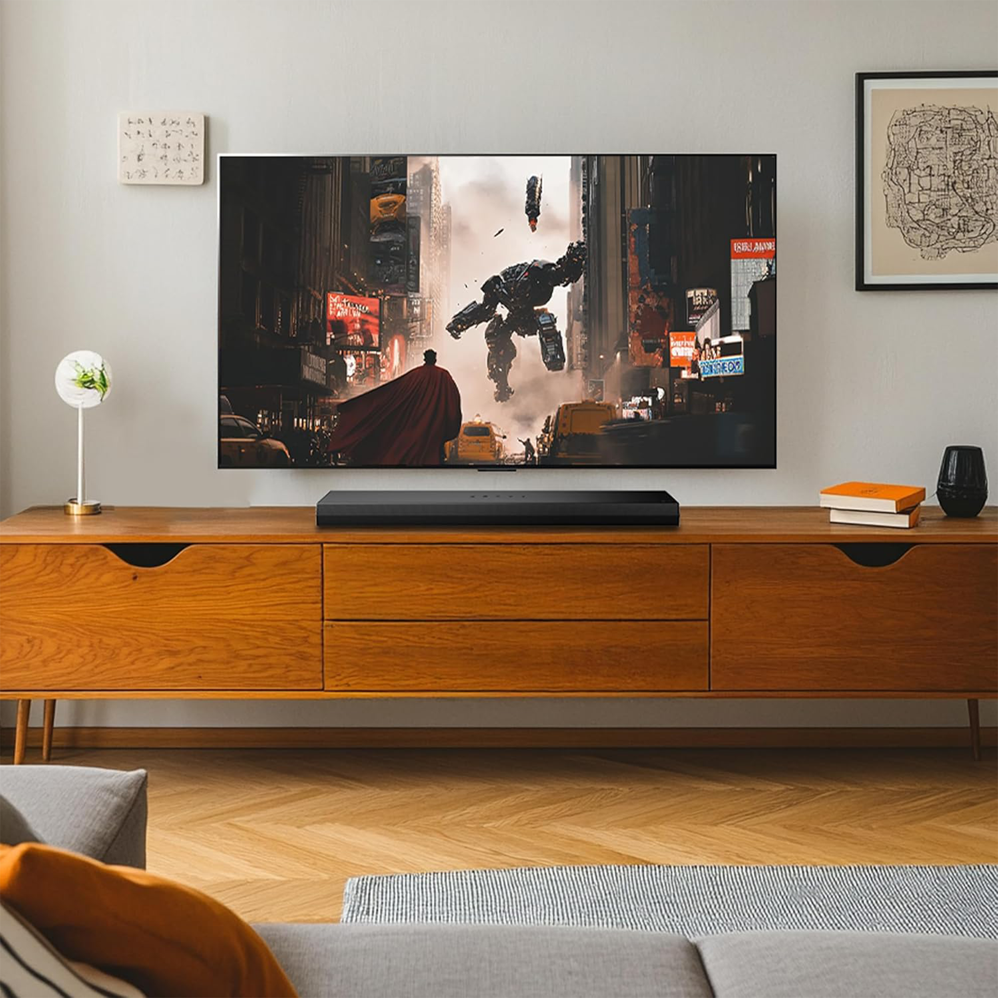 LG S20A 2-Channel Bluetooth All-in-One Soundbar (Black)