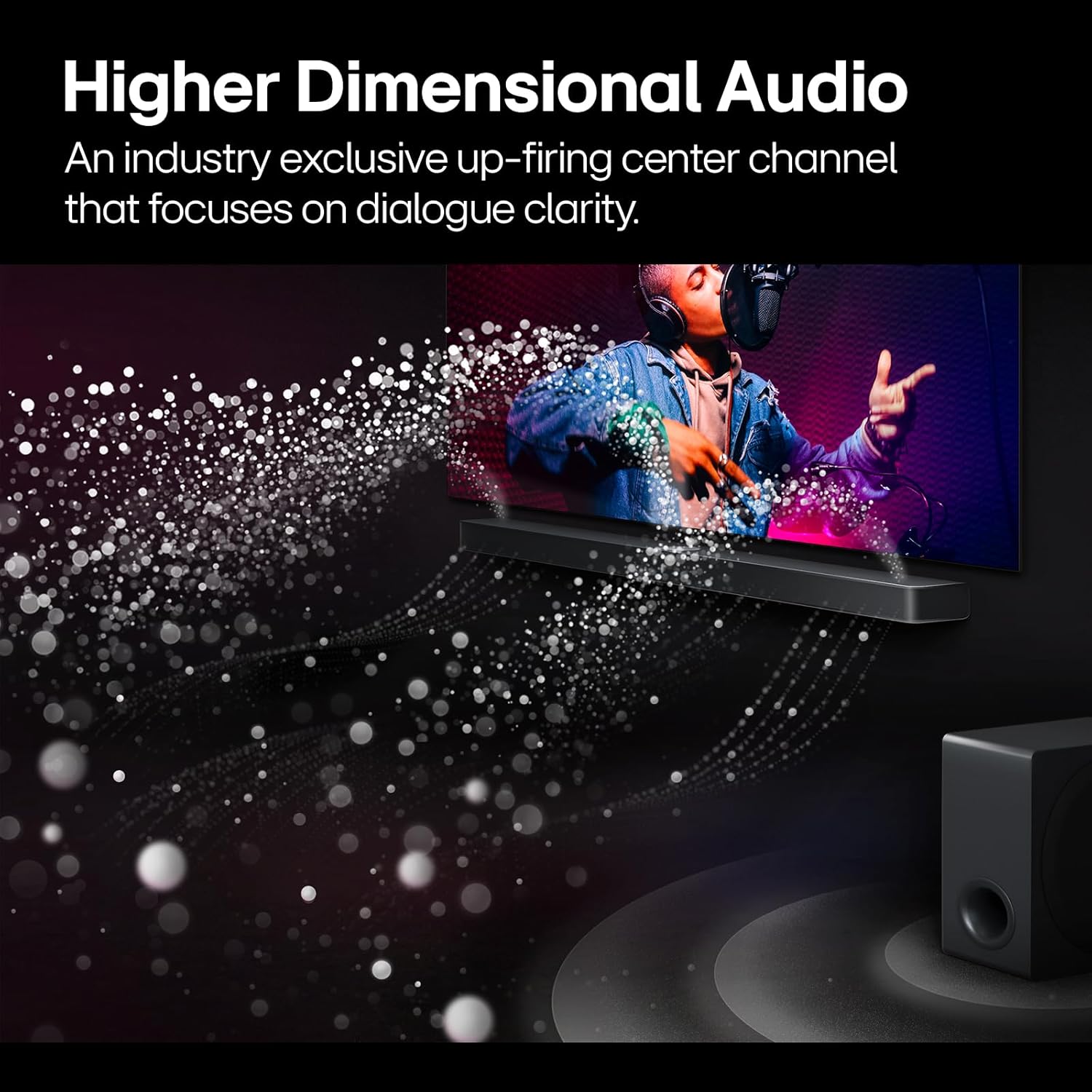 LG S90TR 670W 7.1.3-Channel Dolby Atmos Soundbar System with Wireless Rear Speakers and WOW Orchestra