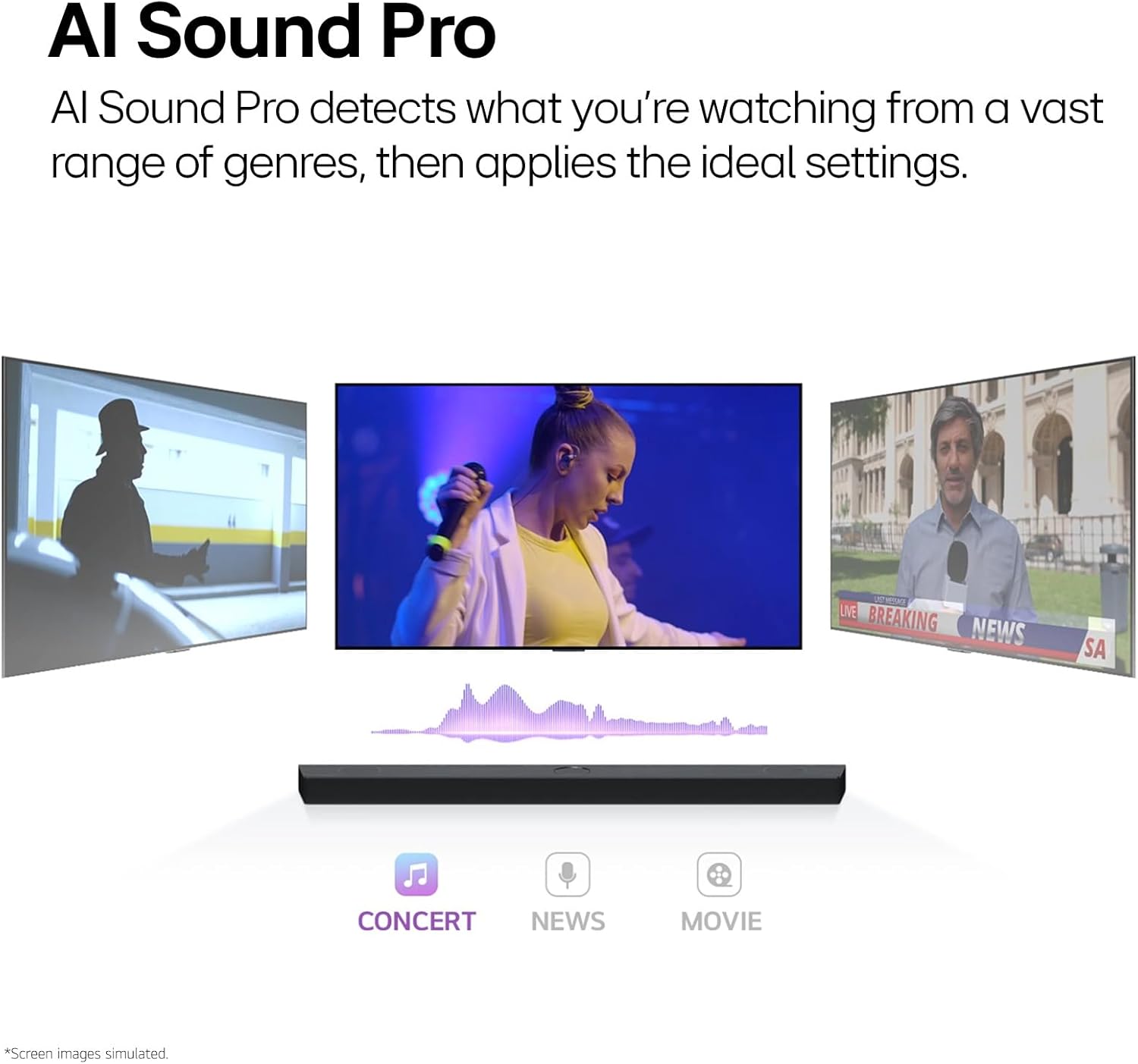 LG S90TR 670W 7.1.3-Channel Dolby Atmos Soundbar System with Wireless Rear Speakers and WOW Orchestra