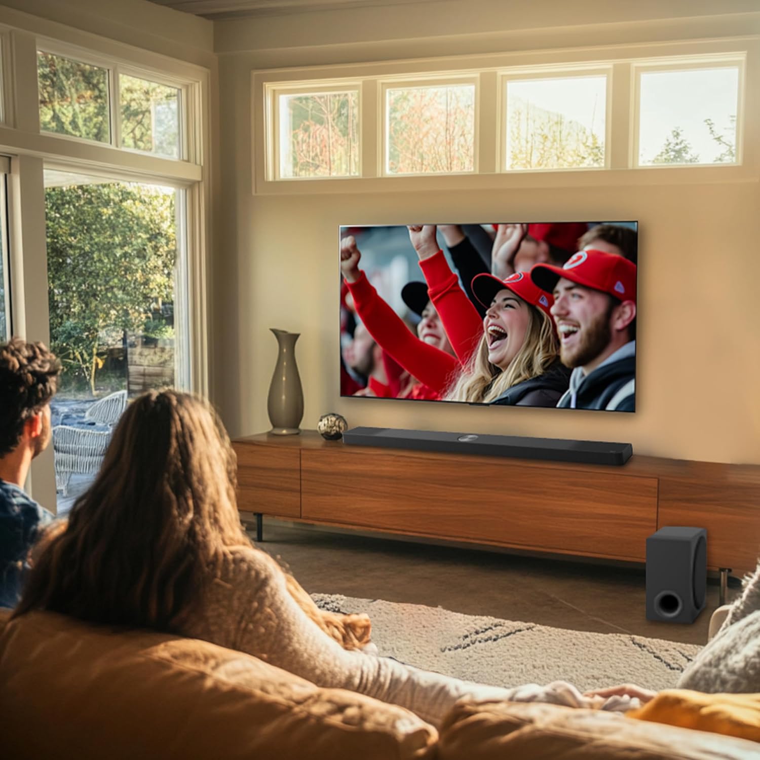 LG S90TR 670W 7.1.3-Channel Dolby Atmos Soundbar System with Wireless Rear Speakers and WOW Orchestra