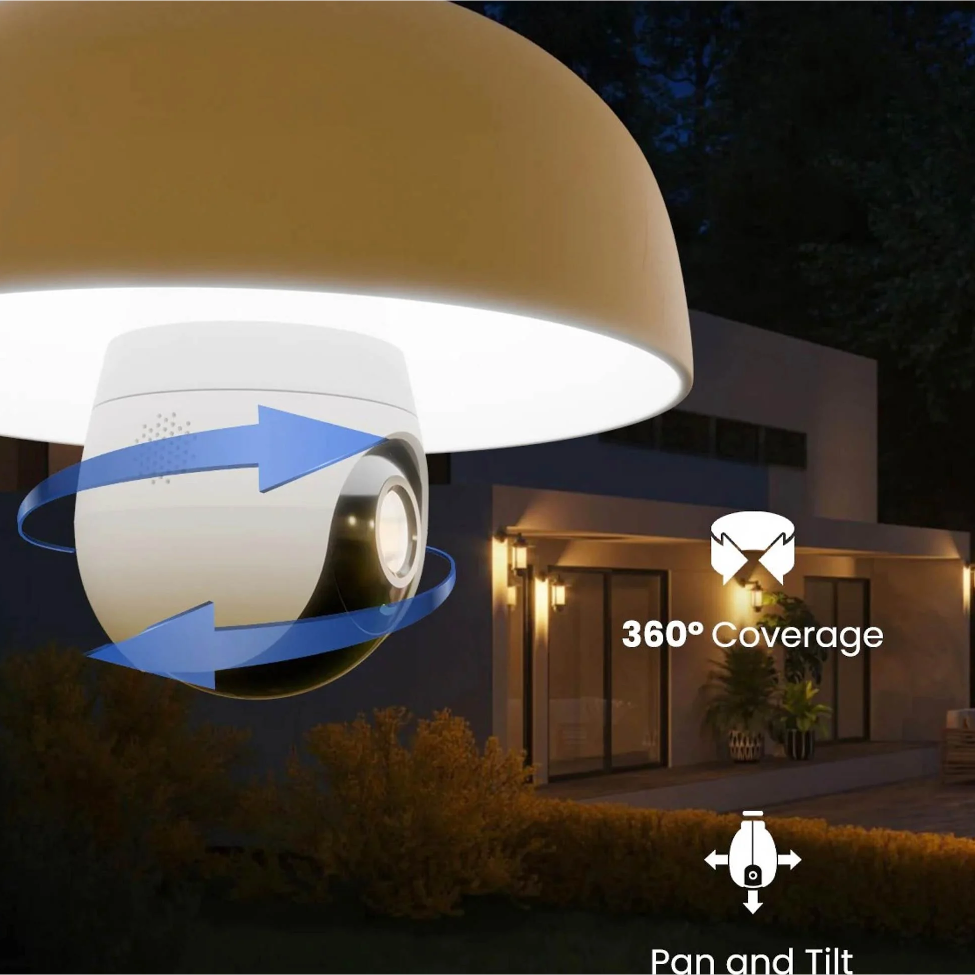 Lorex SL300-AA 4MP Wi-Fi Smart Lightbulb Camera with Night Vision