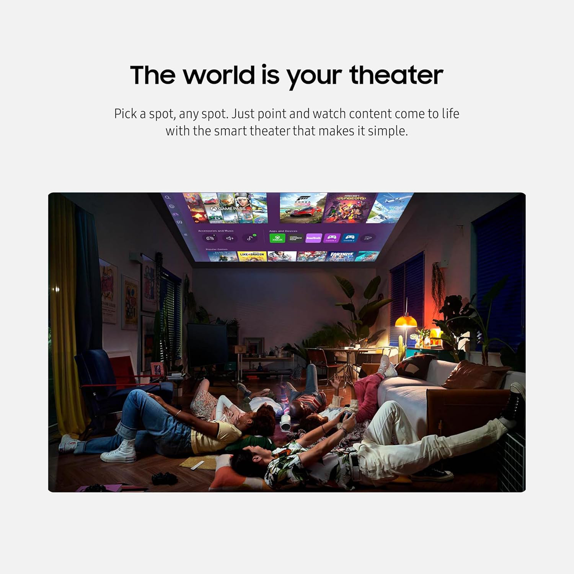 Samsung The Freestyle Gen 2 230-Lumen Full HD Smart LED Projector