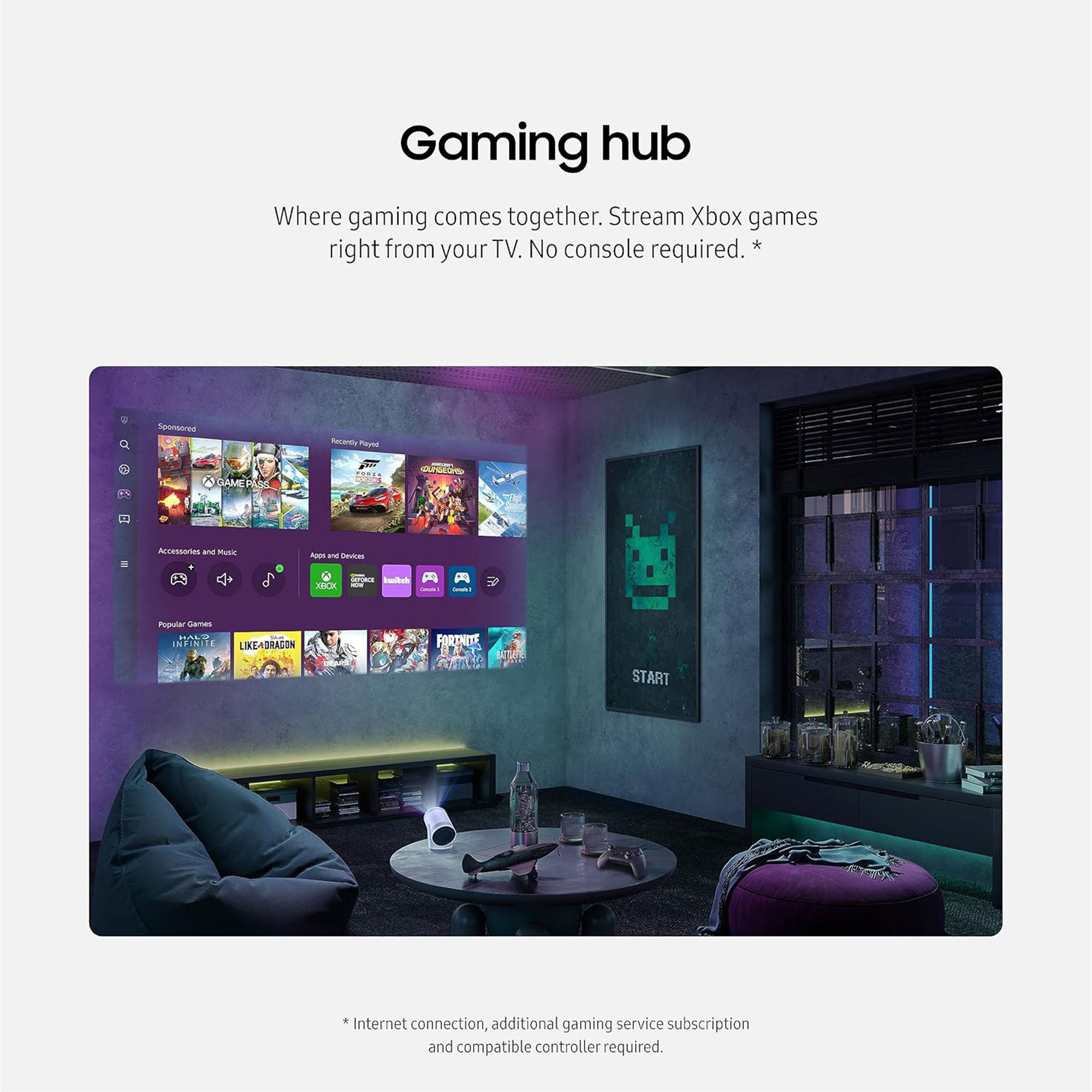 Samsung The Freestyle Gen 2 230-Lumen Full HD Smart LED Projector