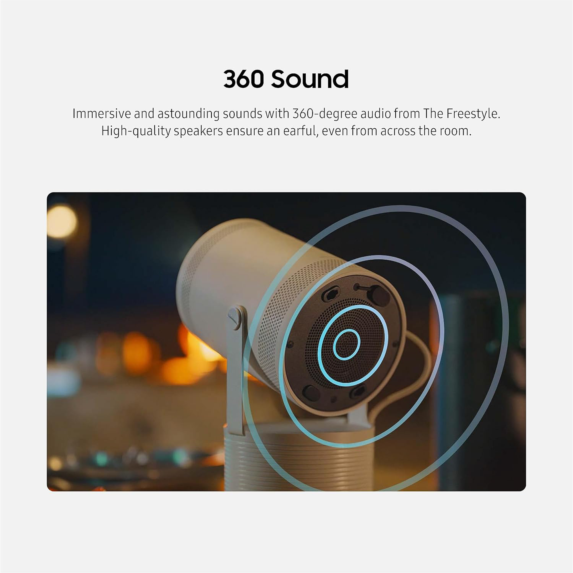 Samsung The Freestyle Gen 2 230-Lumen Full HD Smart LED Projector