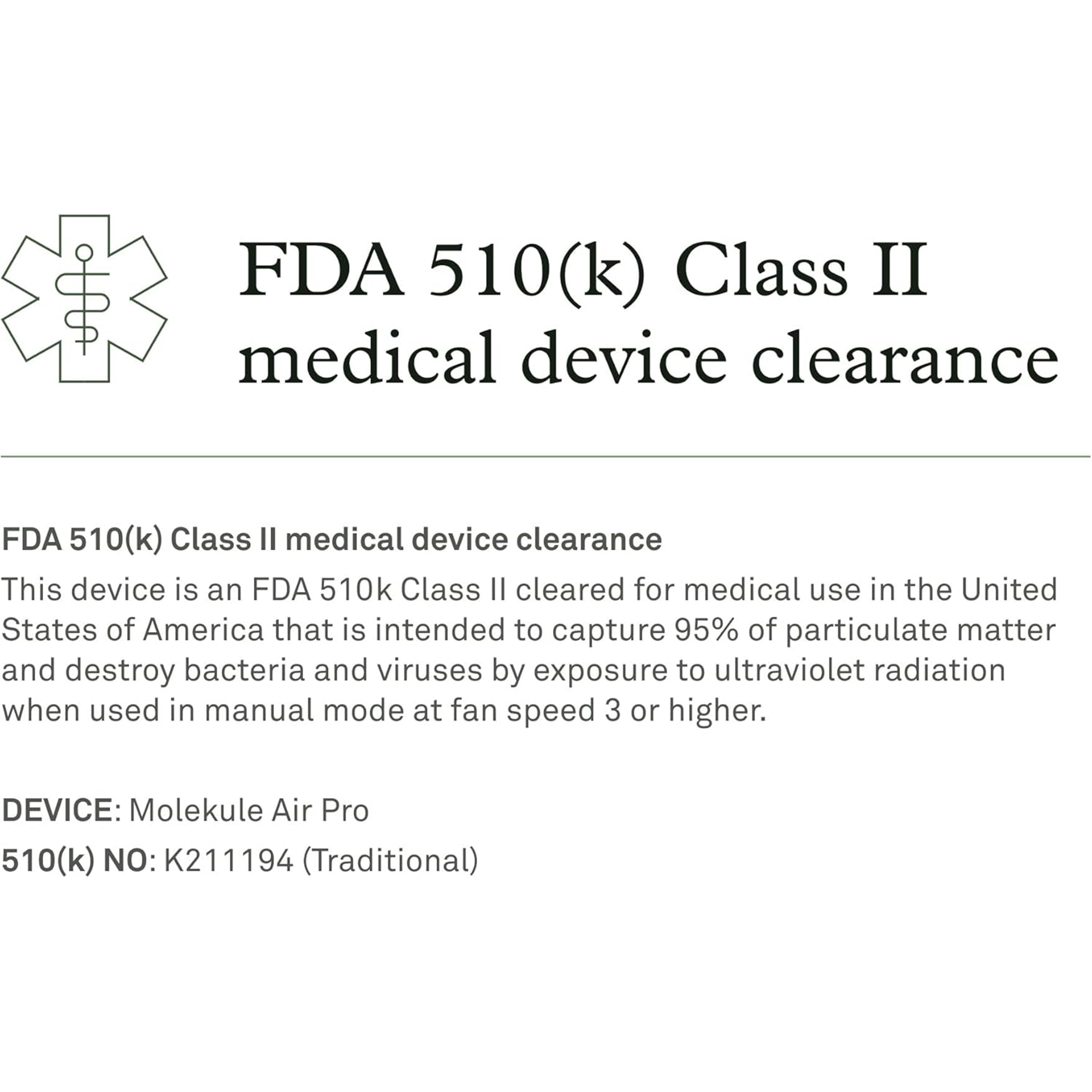 Molekule Air Pro with PECO-HEPA Tri-Power Filter