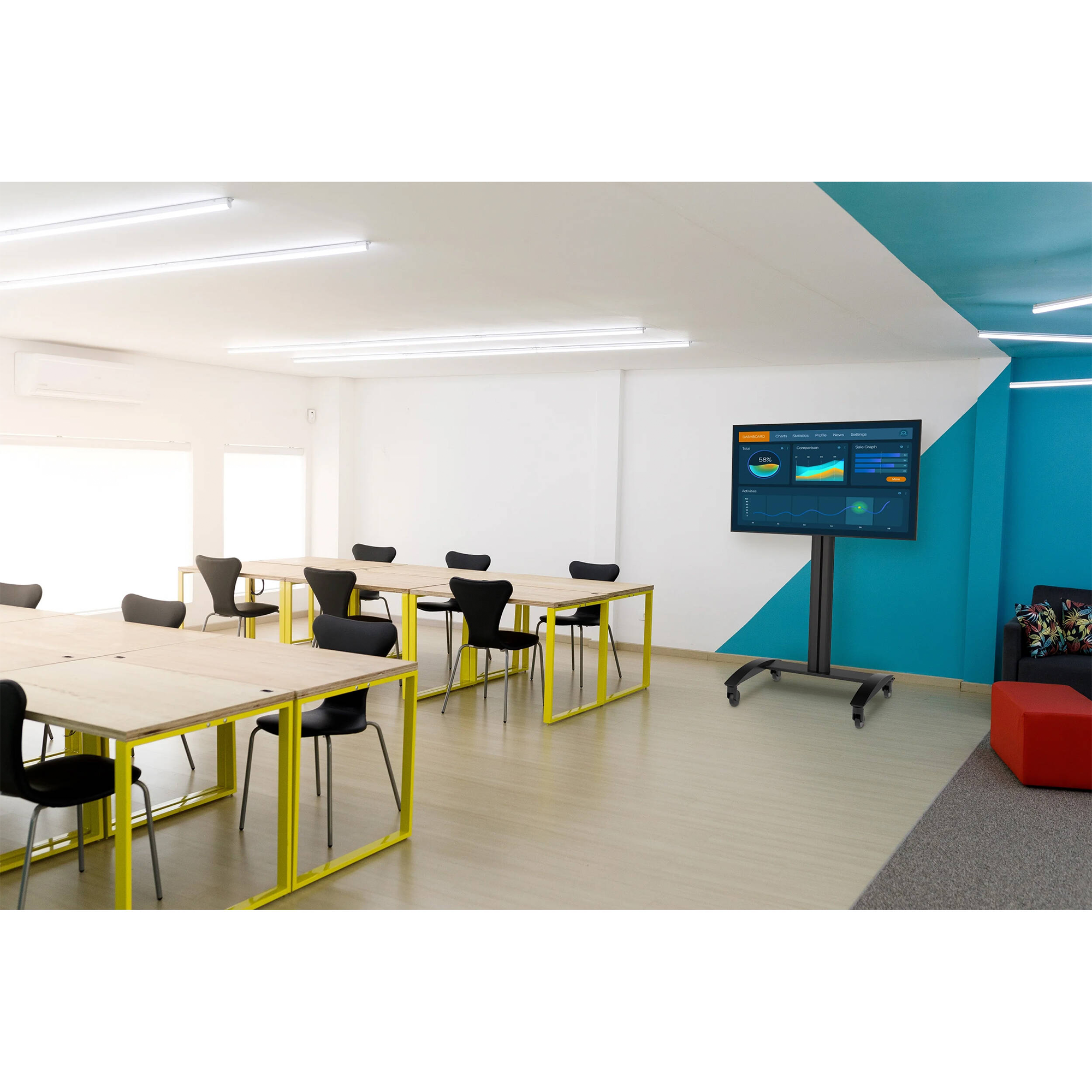 Peerless-AV SR560M SmartMount Cart for 32 to 75" Flat-Panel Displays