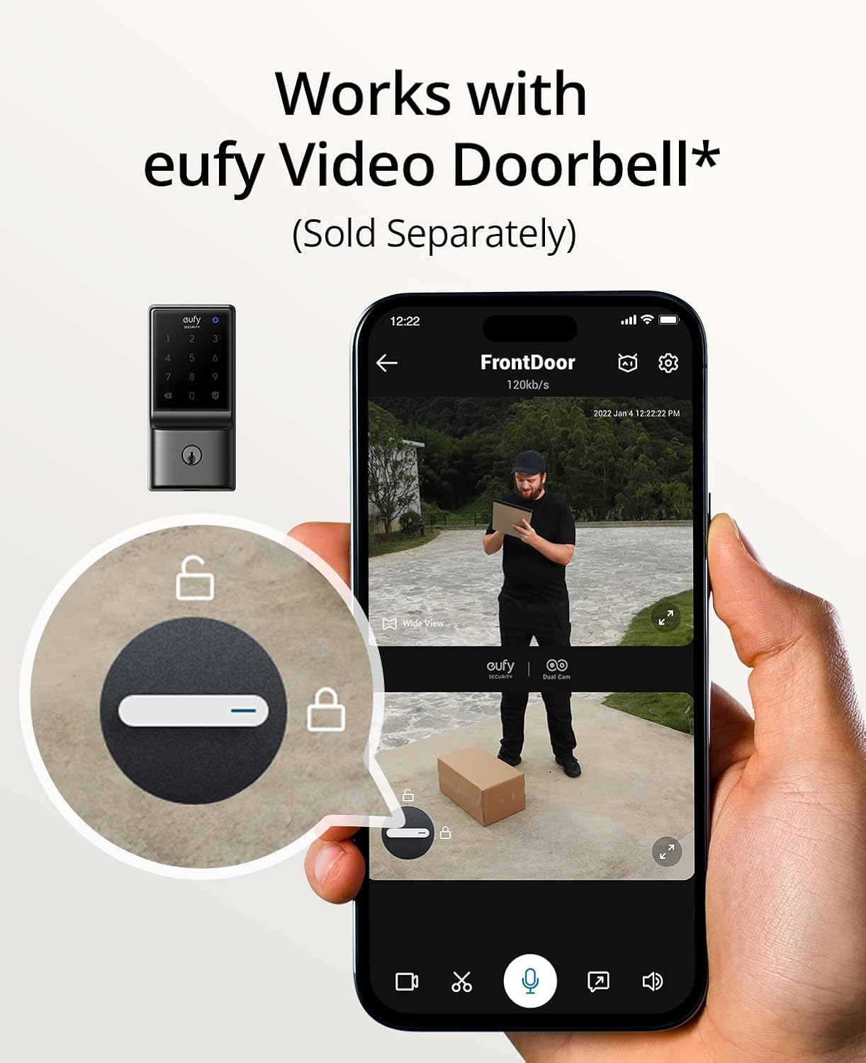 eufy Security C210 Smart Lock (Black)
