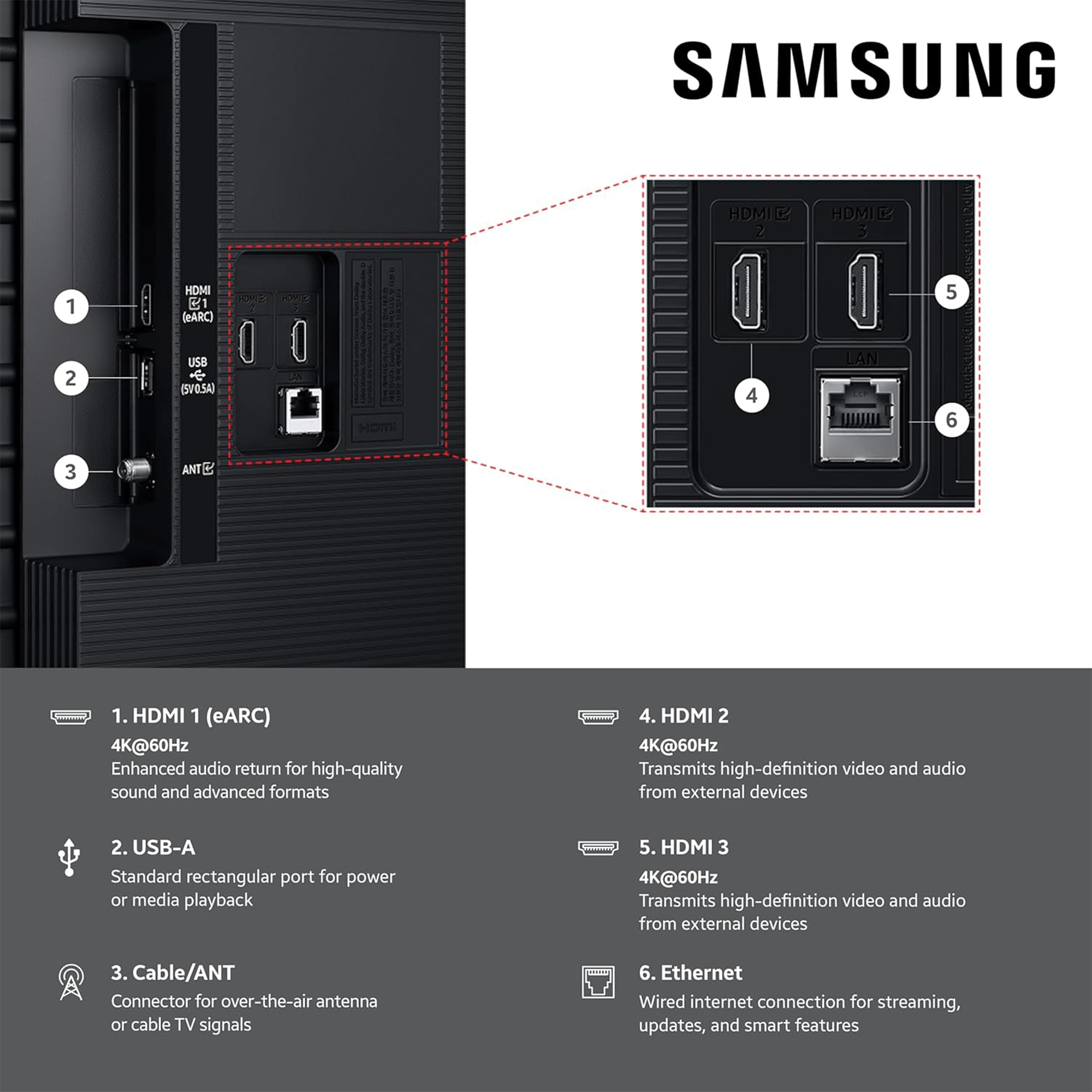 Samsung 50" Crystal UHD U8000F 4K Smart TV - UN50U8000FFXZA