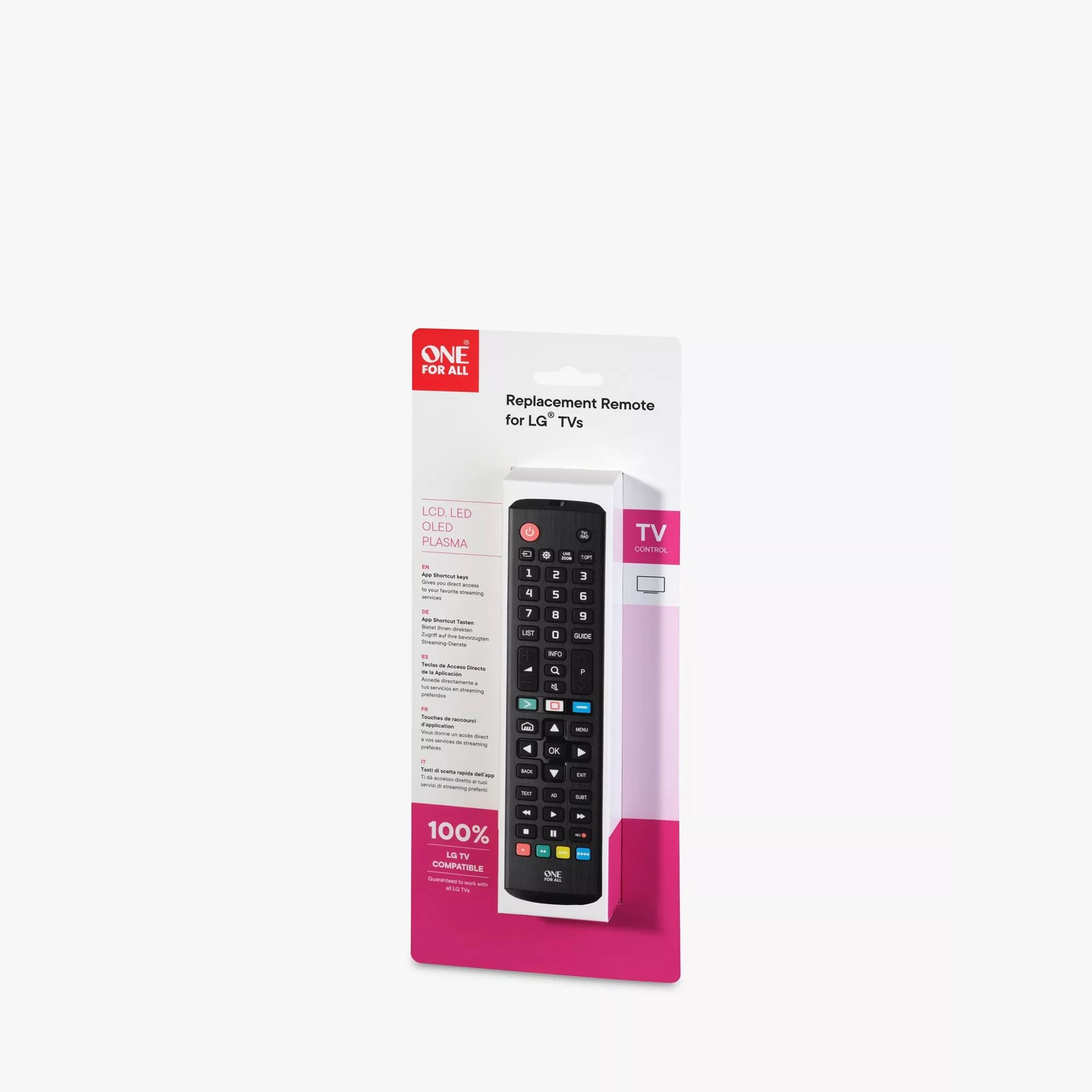 One For All URC4911 Replacement Remote Control for LG TVs