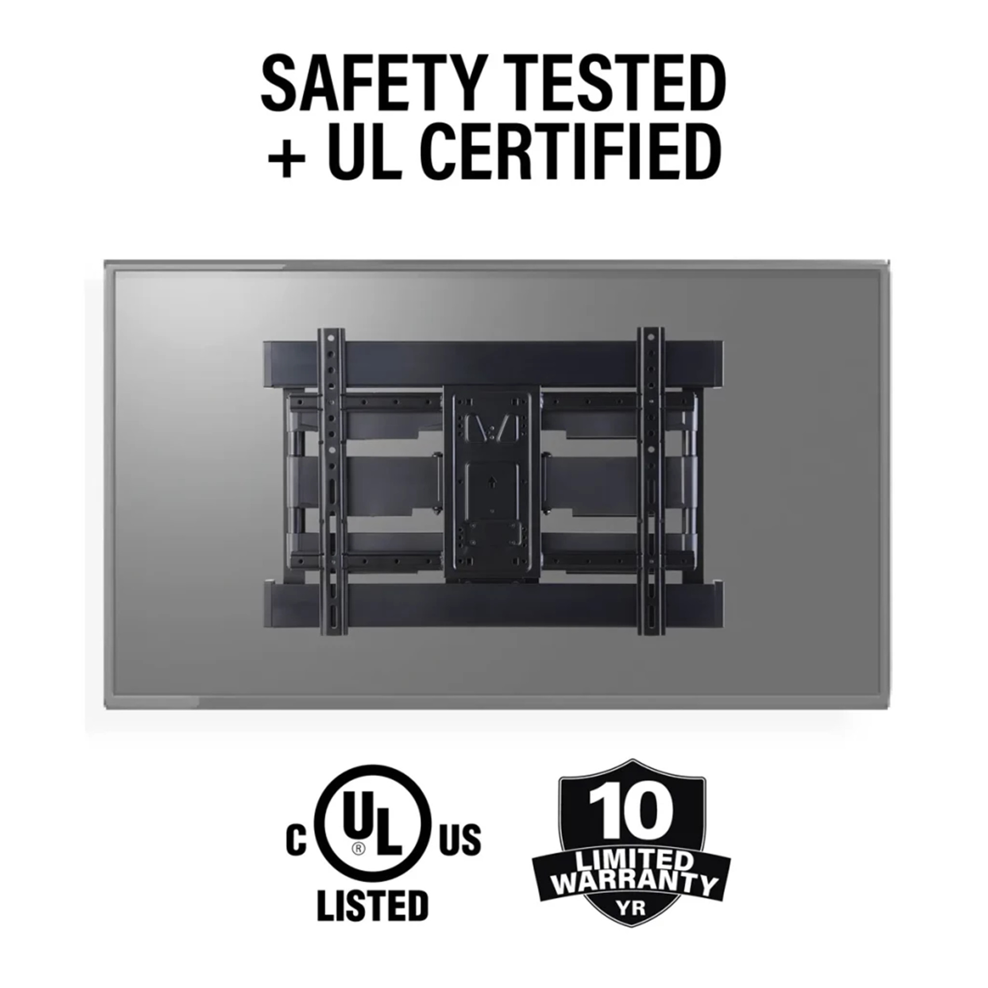SANUS VLFS820-B2 Super Slim Full-Motion TV Mount for Most 40"-90" TVs up to 125 lbs