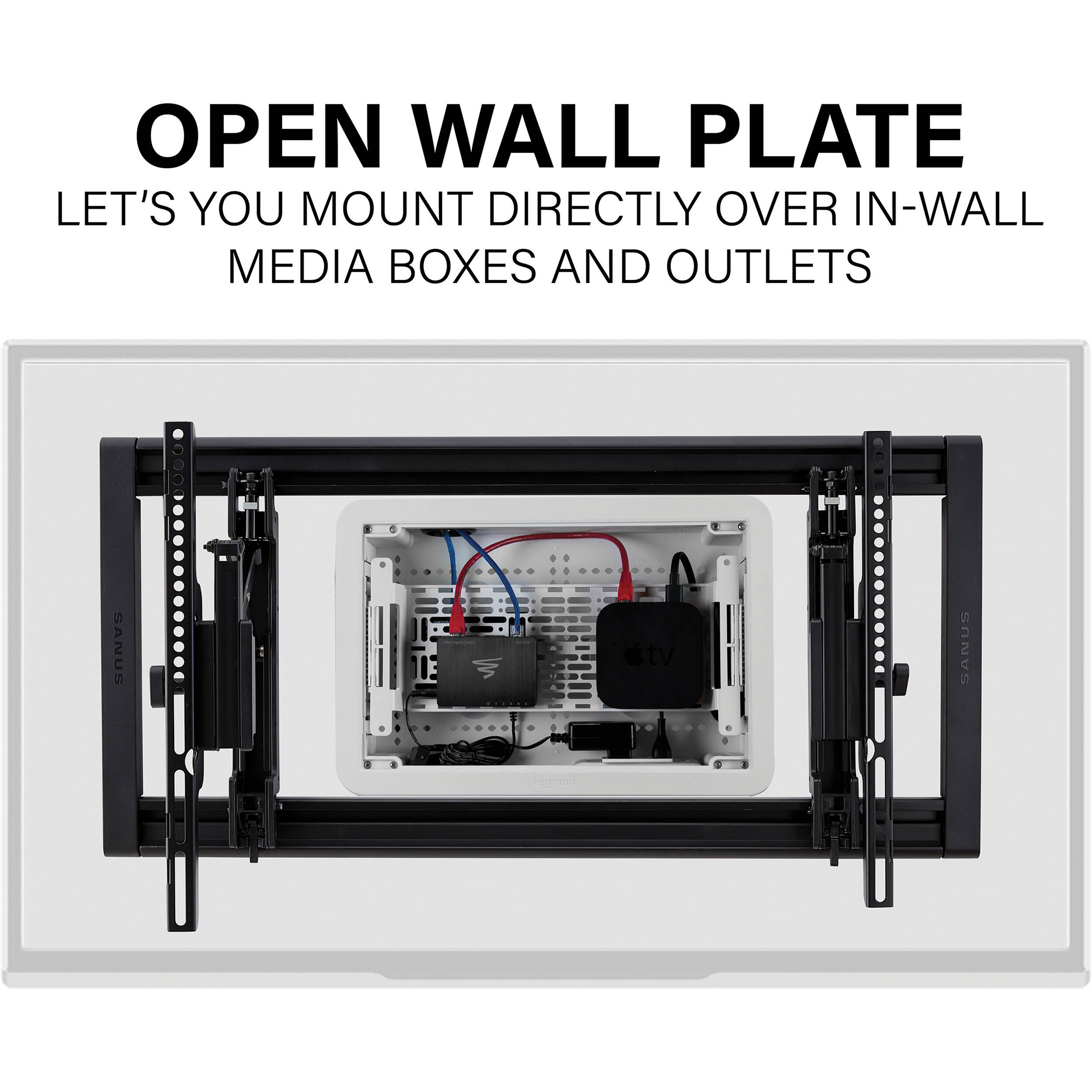 SANUS VLT7-B2 Advanced Tilt 4D Premium TV Wall Mount for 42 to 90" Displays
