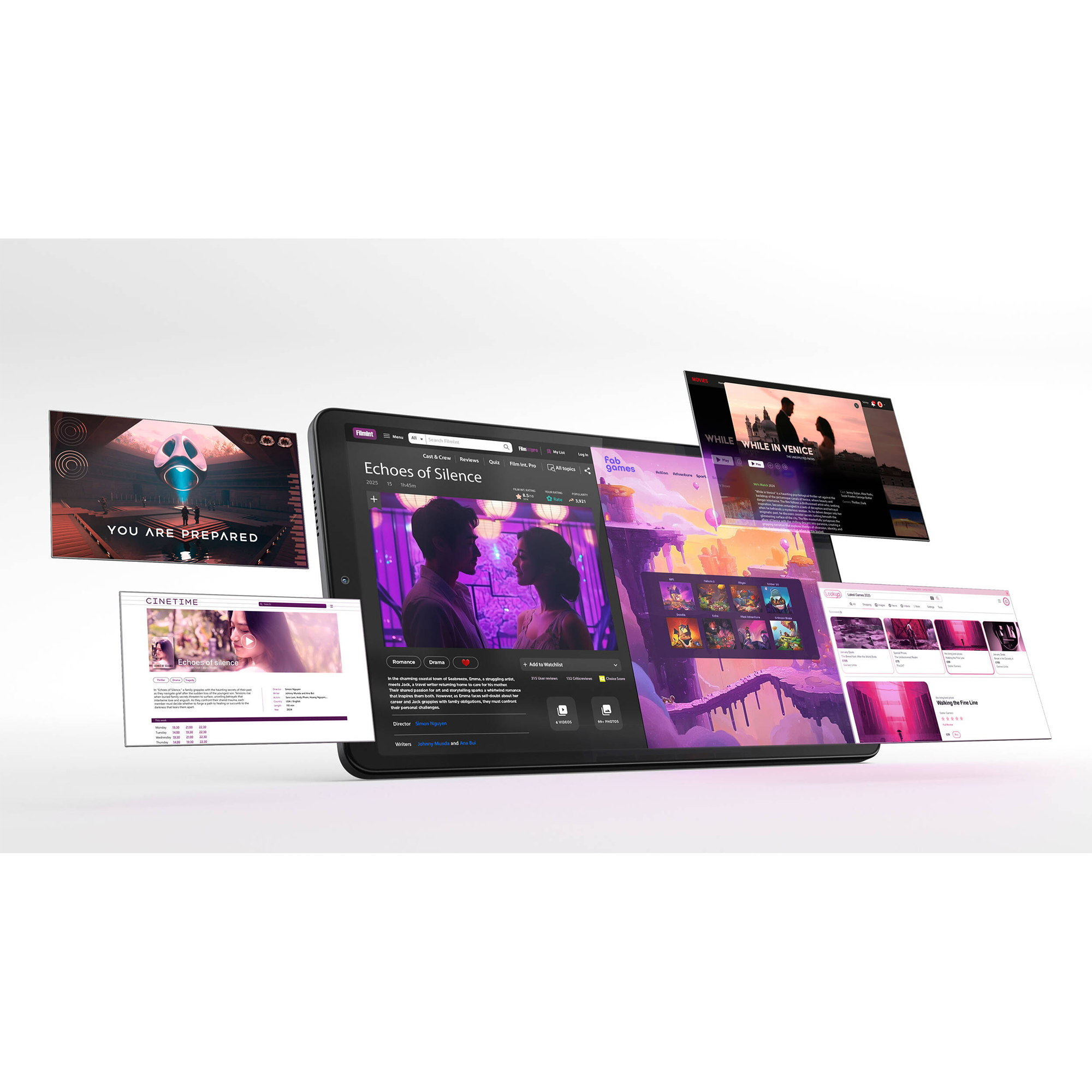 Lenovo Tab One TB305FU Tablet - 8.7" HD - MediaTek Helio G85 Octa-core - 4 GB - 64 GB Storage - Android 14 - Luna Gray