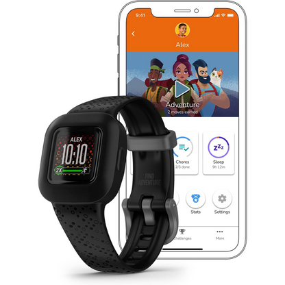 GARMIN vivofit jr. 3 Kids Activity Tracker - Black Cosmic Universal