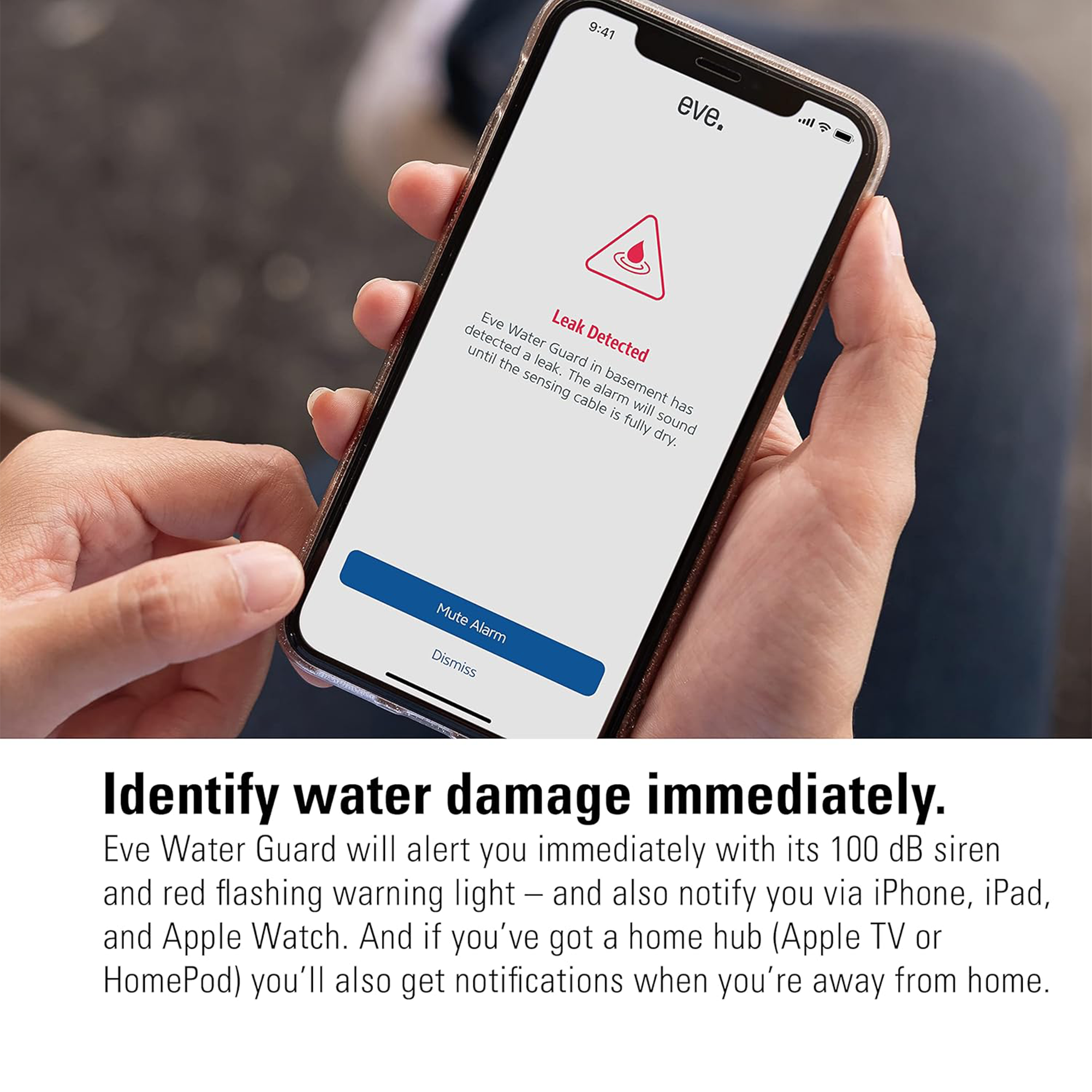 Eve Water Guard Connected Water Leak Detector