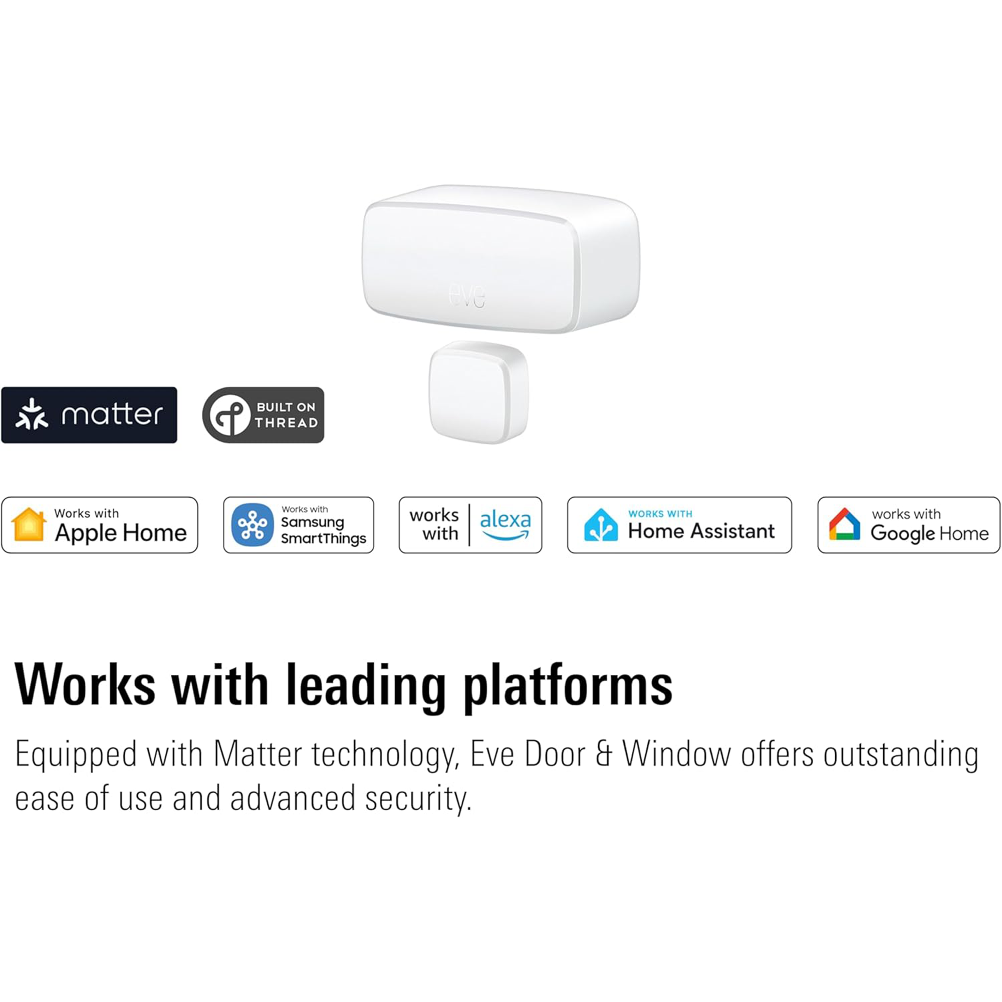 Eve Door & Window Wireless Contact Sensor (Matter)