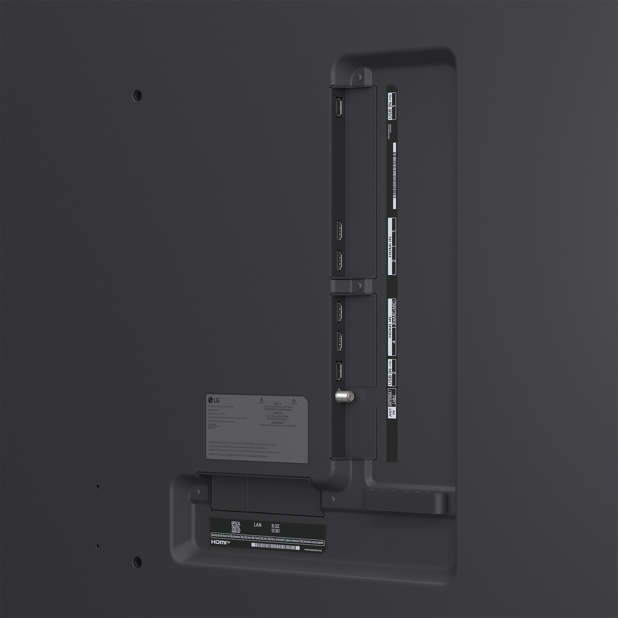 LG QNED evo AI QNED85A 100" 4K HDR Smart Mini-LED TV - 100QNED85AU