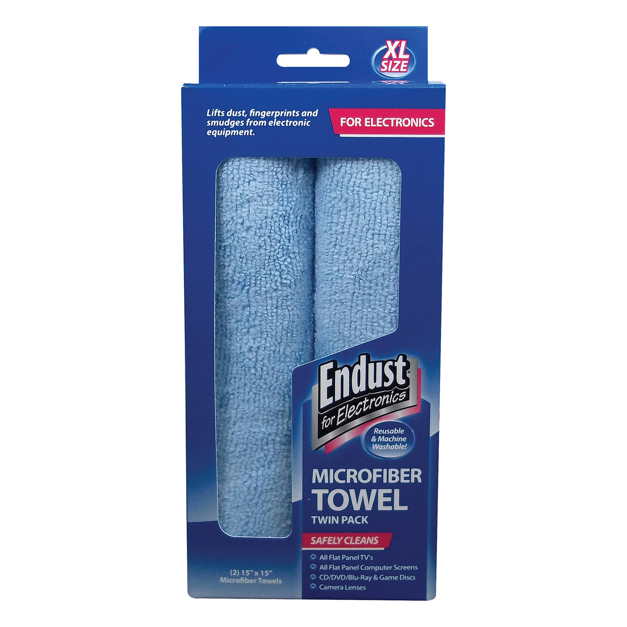 Endust Microfiber Towel Twin Pack (XL)