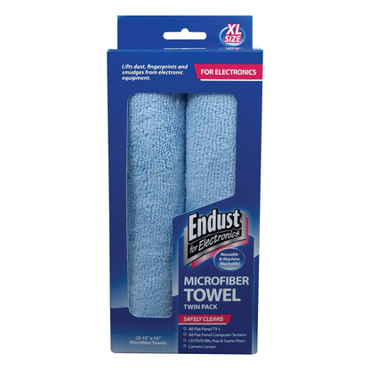 Endust Microfiber Towel Twin Pack (XL)