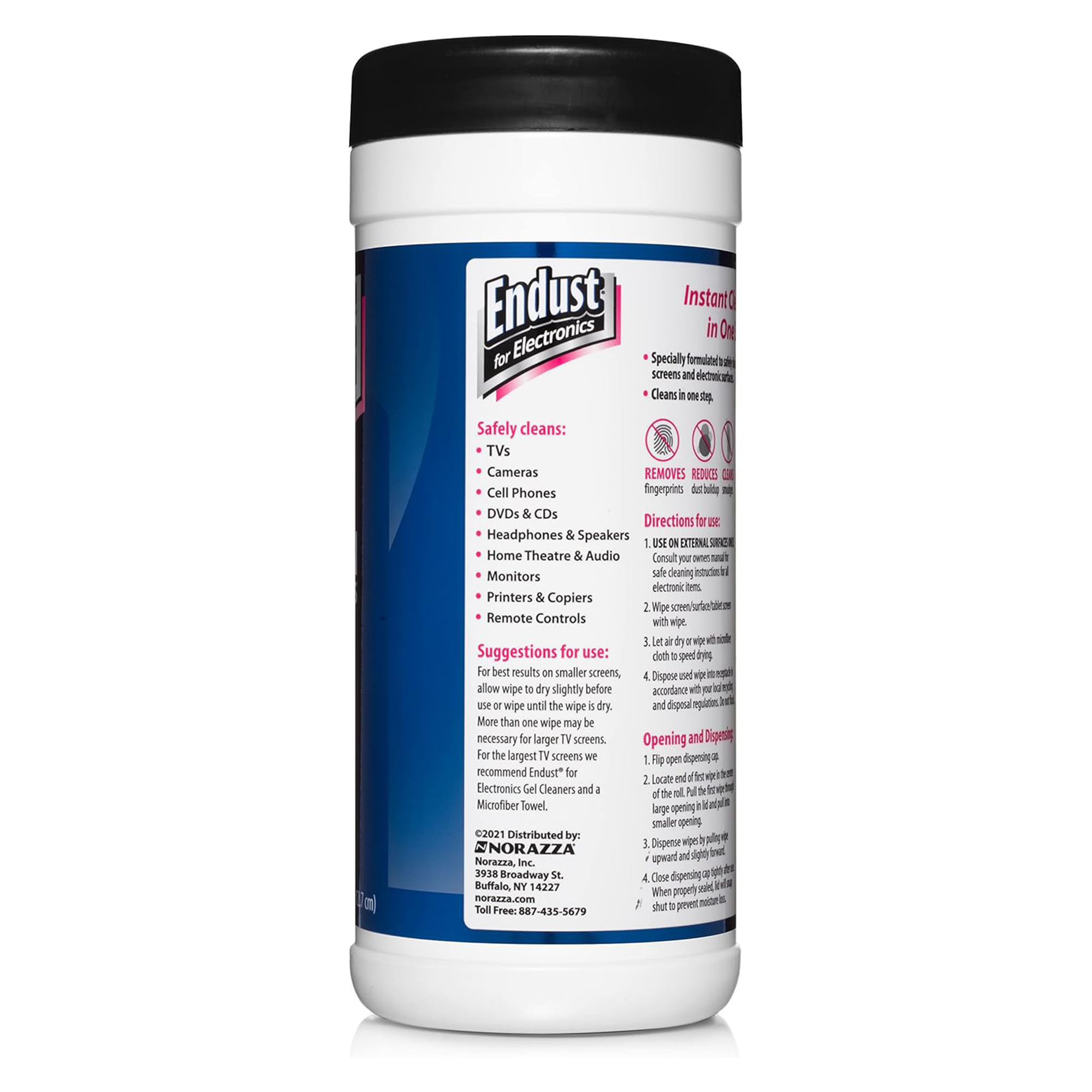 Endust for Electronics Screen & Surface Cleaning Wipes (70 Count)