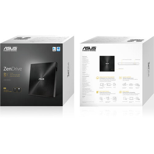 ASUS ZenDrive U9M External DVD Re-Writer (Black)