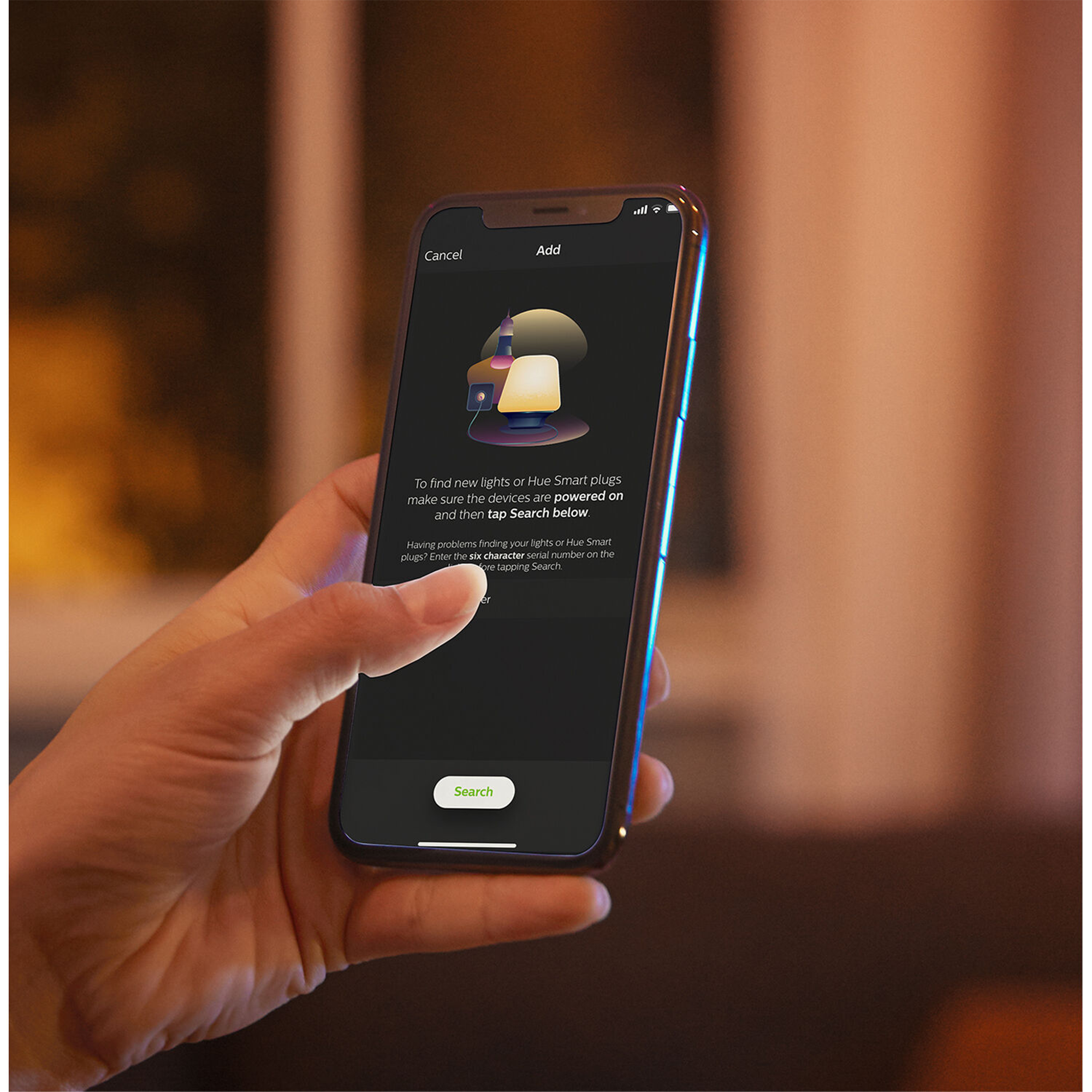 Philips Hue Appear Outdoor Smart Wall Light – Black (White and Color Ambiance)