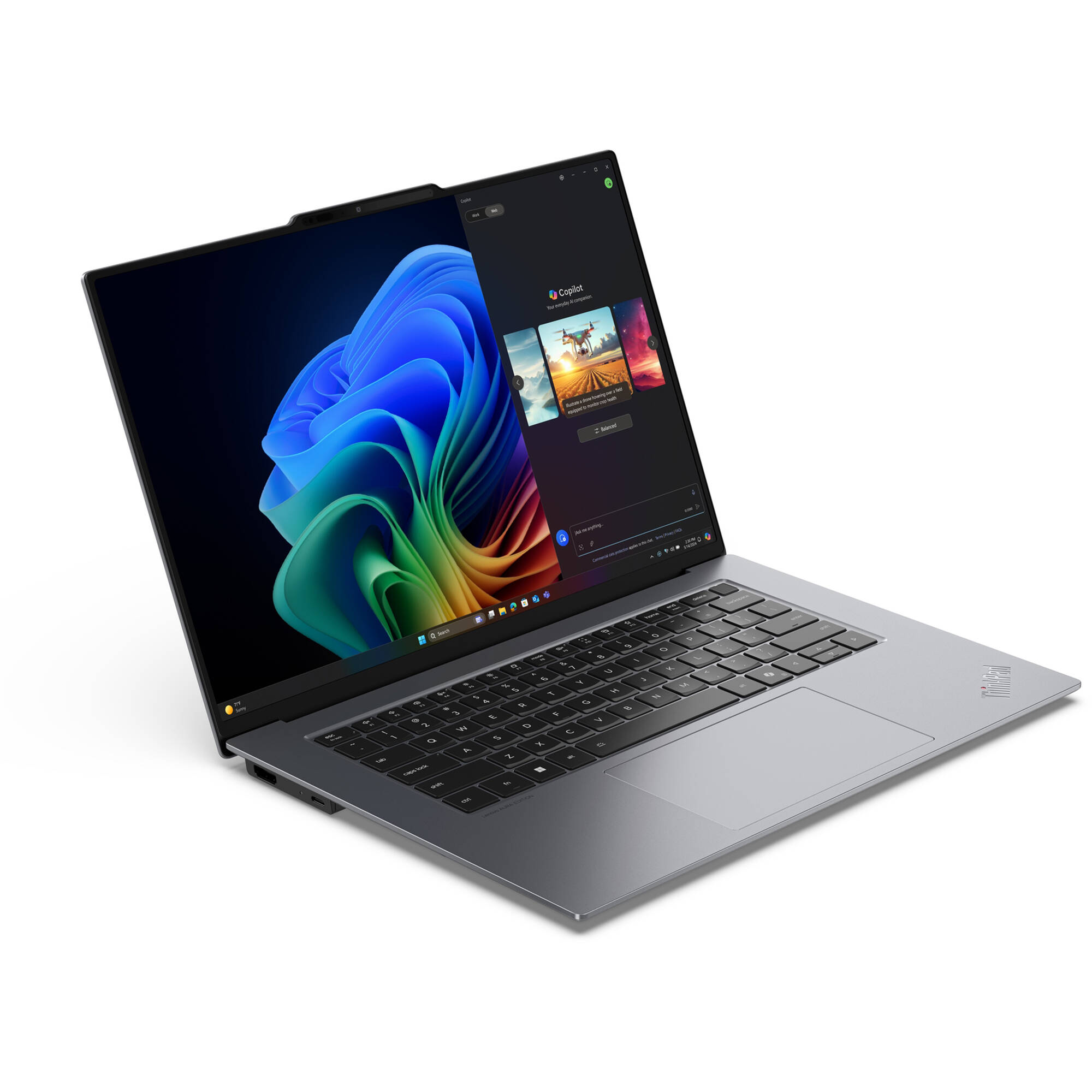 Lenovo ThinkPad X9-15 Gen 1 21Q60027US 15.3" Touchscreen Copilot+ PC Notebook - 2.8K - Intel Core Ultra 7 258V - Intel Evo Platform - 32 GB - 1 TB SSD - English Keyboard - Black, Gray