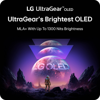 LG UltraGear OLED 27GX790A-B 26.5" 1440p HDR 480 Hz Gaming Monitor