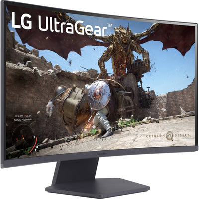 LG UltraGear 31.5" 1440p HDR 180 Hz Curved Gaming Monitor - 32GS60QC-B