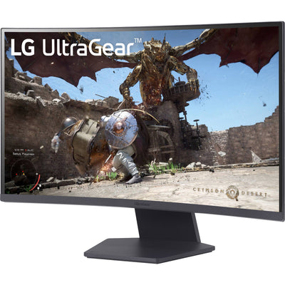 LG UltraGear 31.5" 1440p HDR 180 Hz Curved Gaming Monitor - 32GS60QC-B