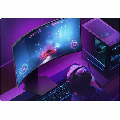 LG 34" UltraGear 1440p 240 Hz OLED Curved Gaming Monitor - 34GS95QE-B