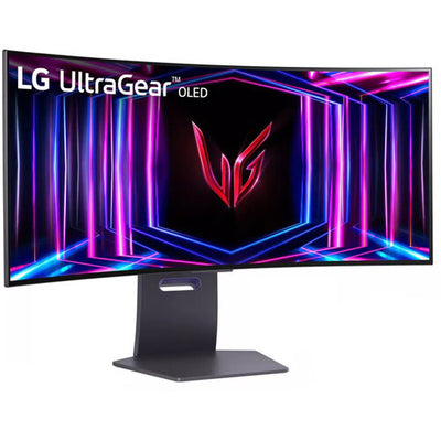LG 34" UltraGear 1440p 240 Hz OLED Curved Gaming Monitor - 34GS95QE-B