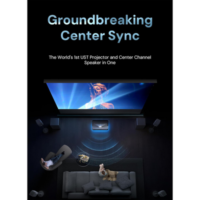 AWOL Vision LTV-3500 Pro 3000-Lumen XPR 4K 3D RGB Laser Projector