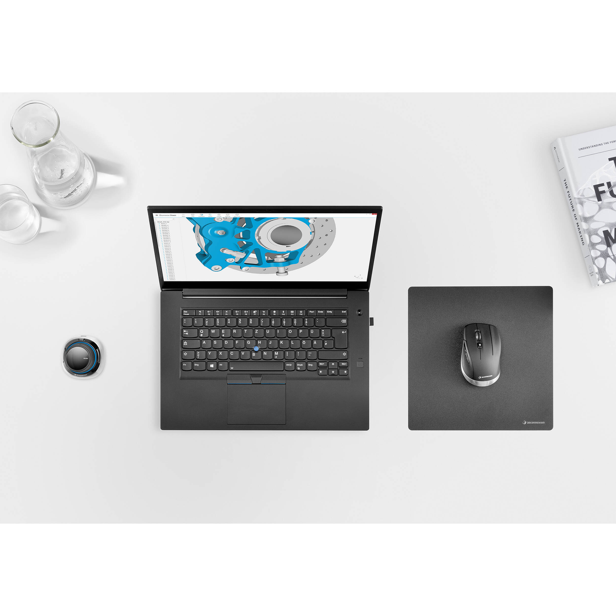 3Dconnexion CadMouse Compact Wireless Mouse - 3DX-700118