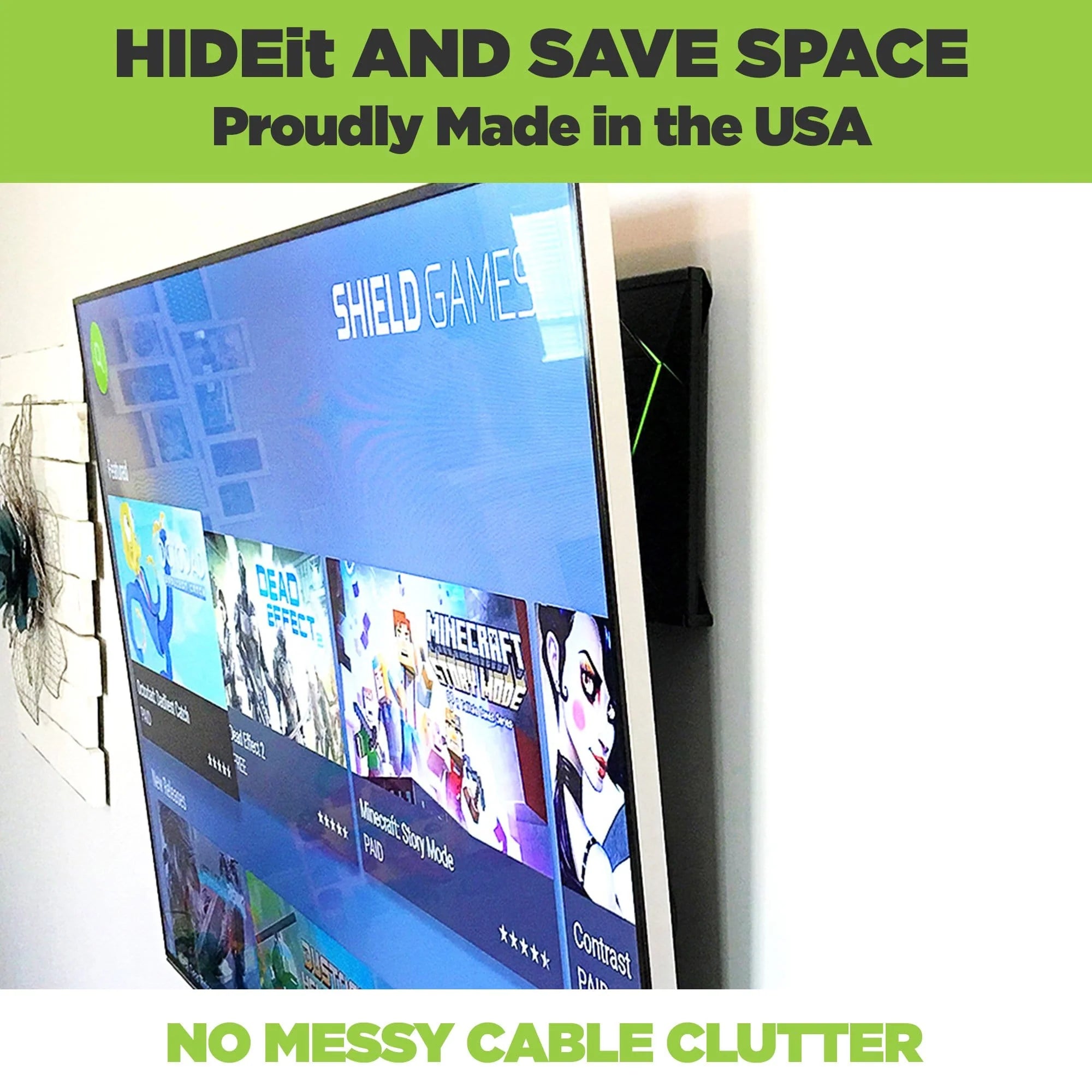 HIDEit Mounts Shield2 Wall Mount for NVIDIA Shield TV Pro