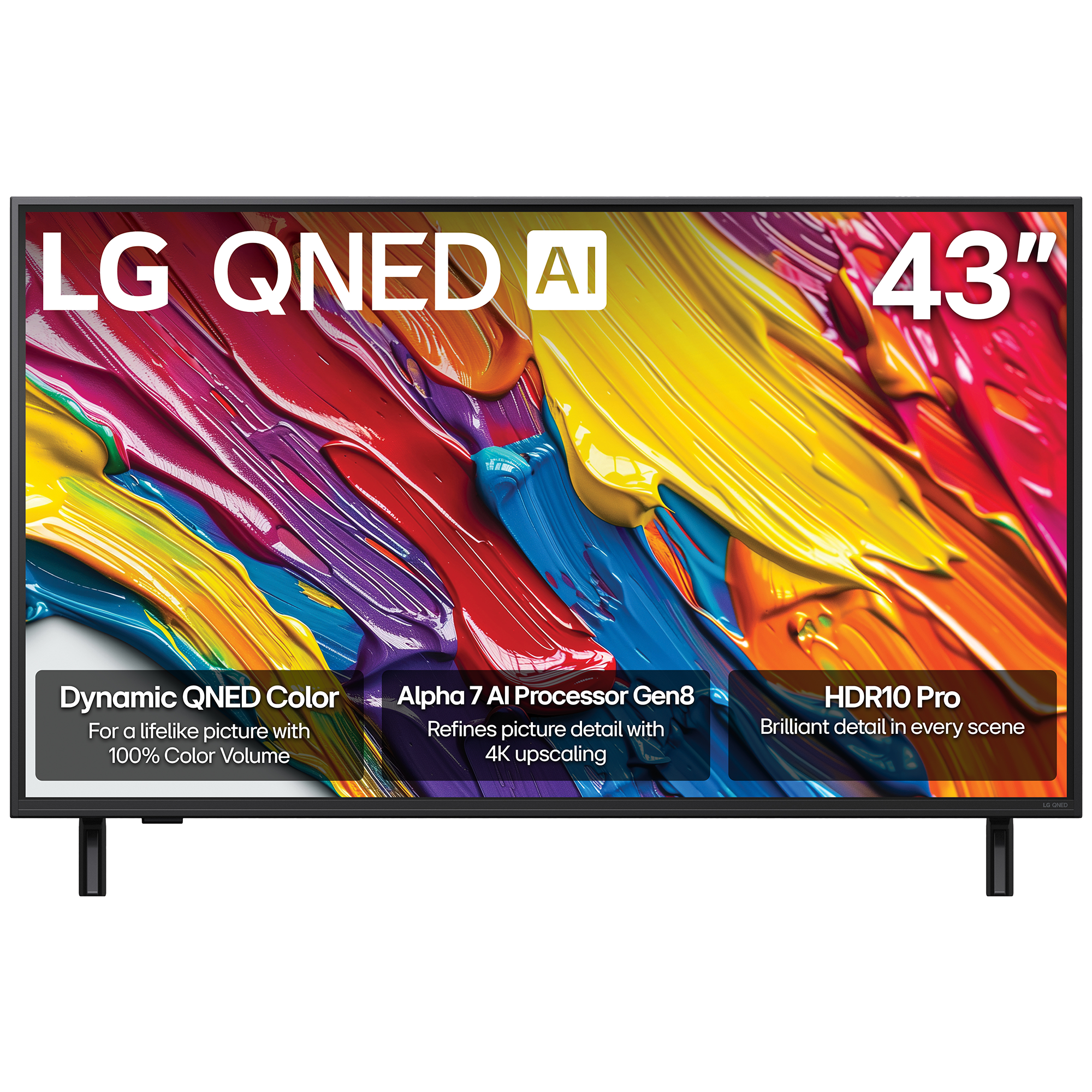 LG QNED AI QNED82A 43" 4K HDR Smart LED TV - 43QNED82AUA