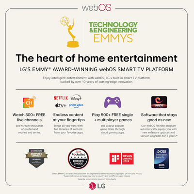 LG 43" UA77 Series 4K UHD AI Smart TV (2025)